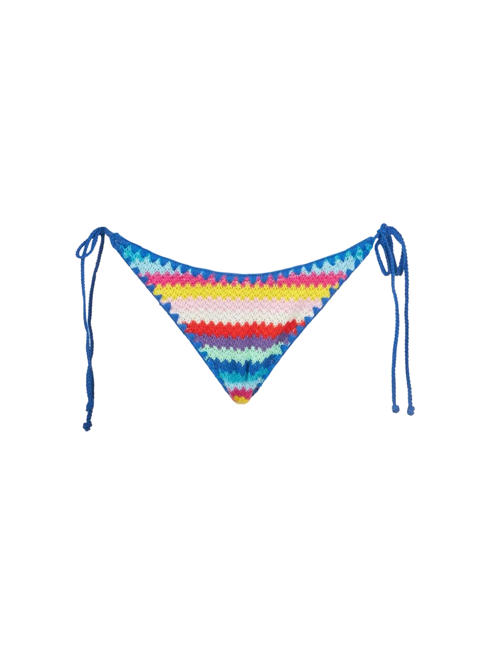 mc2-saint-barth-slip-mare-marielle-crochet-multicolor-con-laccetti image 1