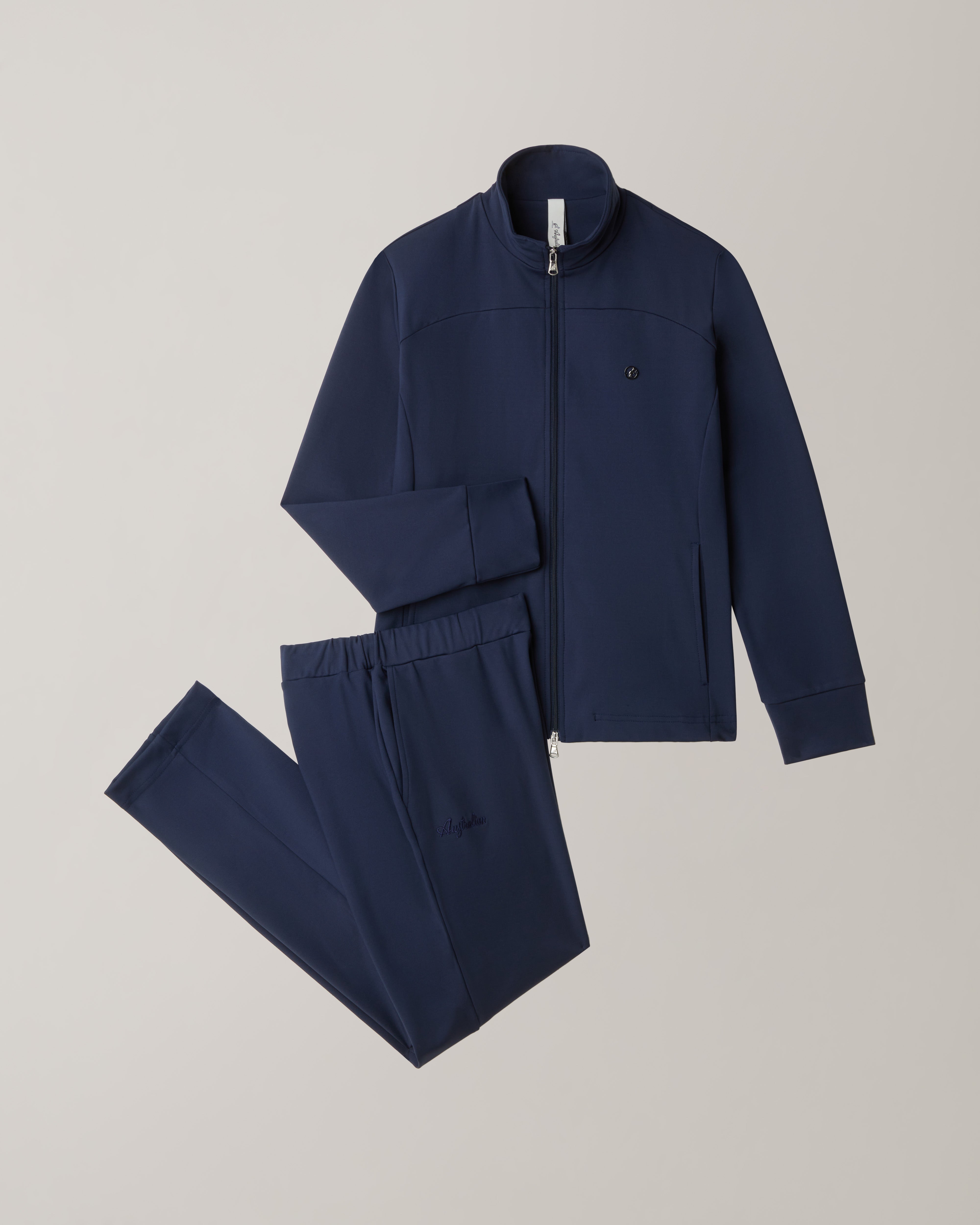 australian-essential-tracksuit-tuta-blu-inchiostro-silky-touch image 8