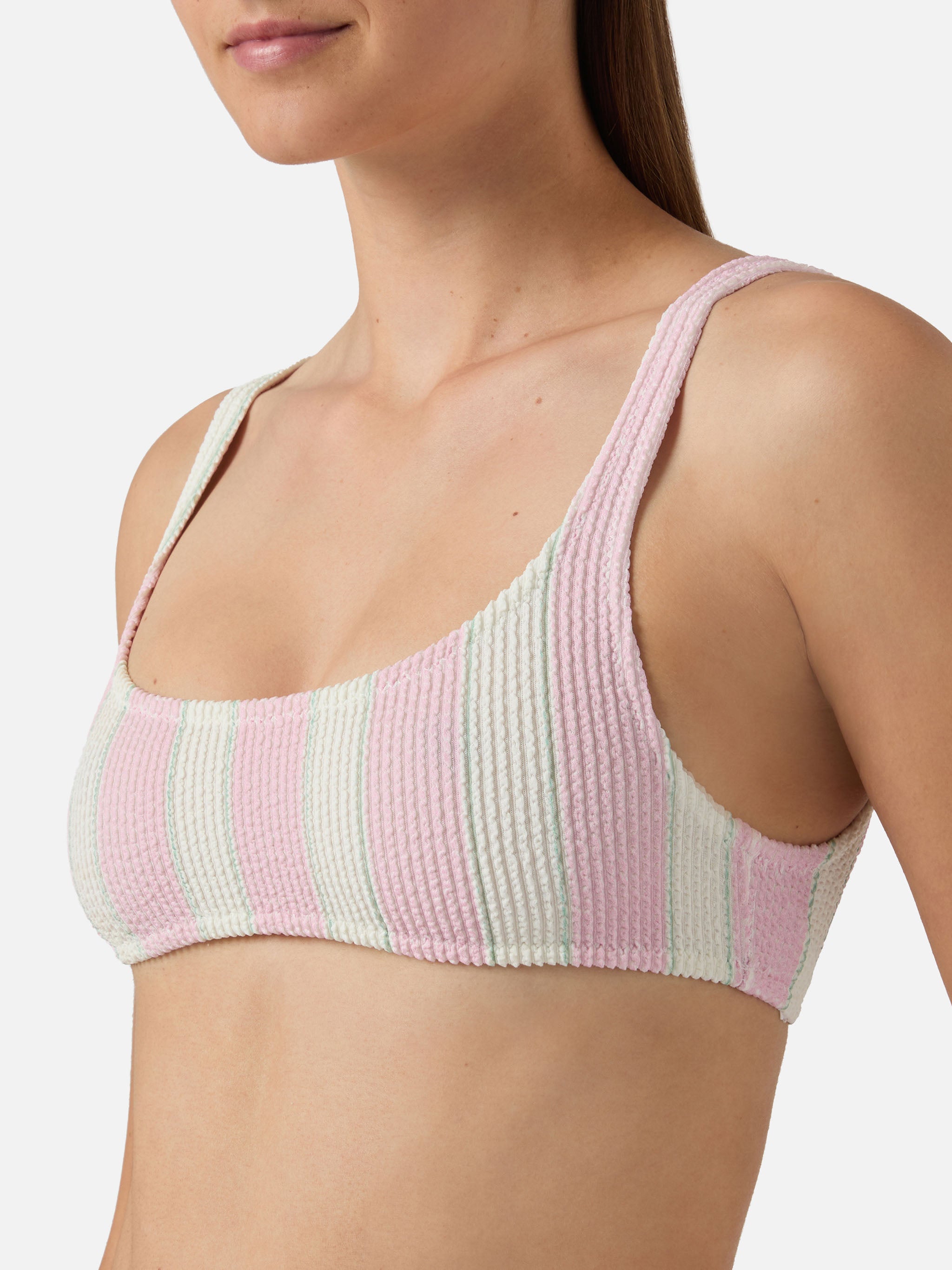 bikini-mc2-saint-barth-naima-elise-in-crinkle-elasticizzato-a-righe-rosa image 3