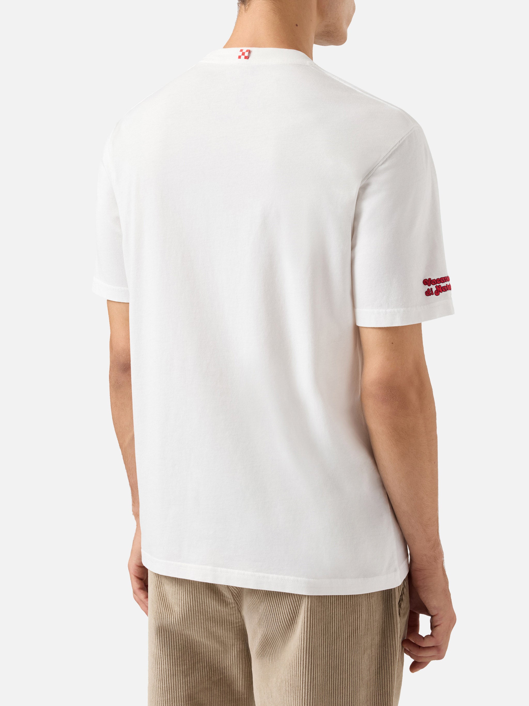 mc2-saint-barth-t-shirt-arnott-warm-cotone-invernale-con-ricamo-sole-whisky image 3