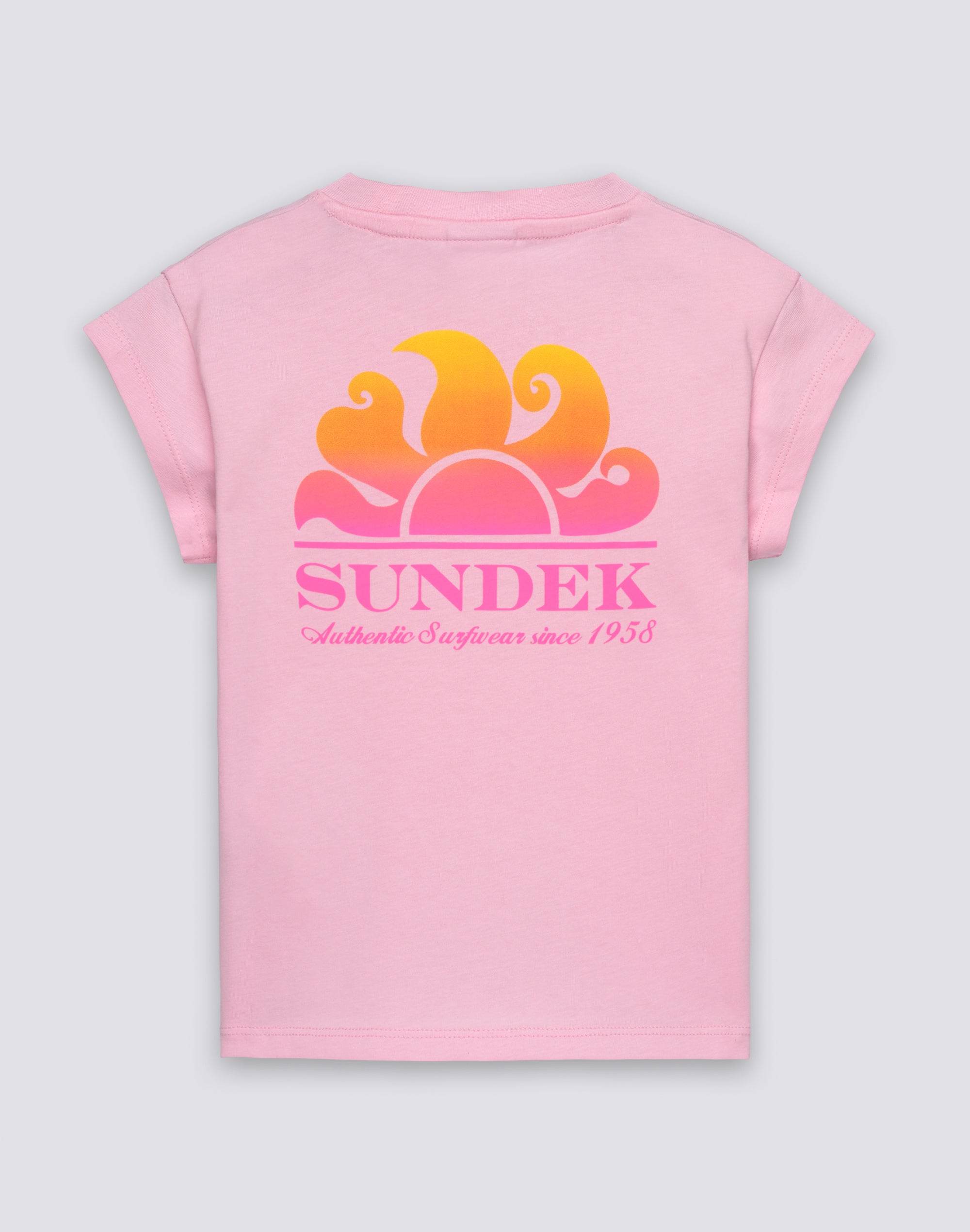 sundek-bambina-t-shirt-logo-degrad-in-jersey-di-cotone image 1