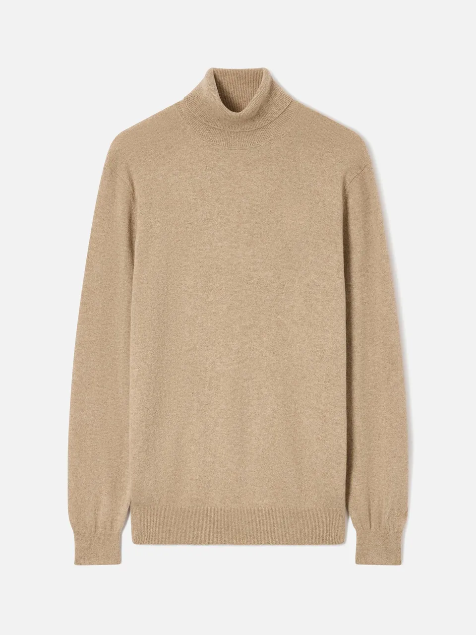 mc2-saint-barth-maglione-bond-collo-alto-in-cashmere-cammello-uomo image 1