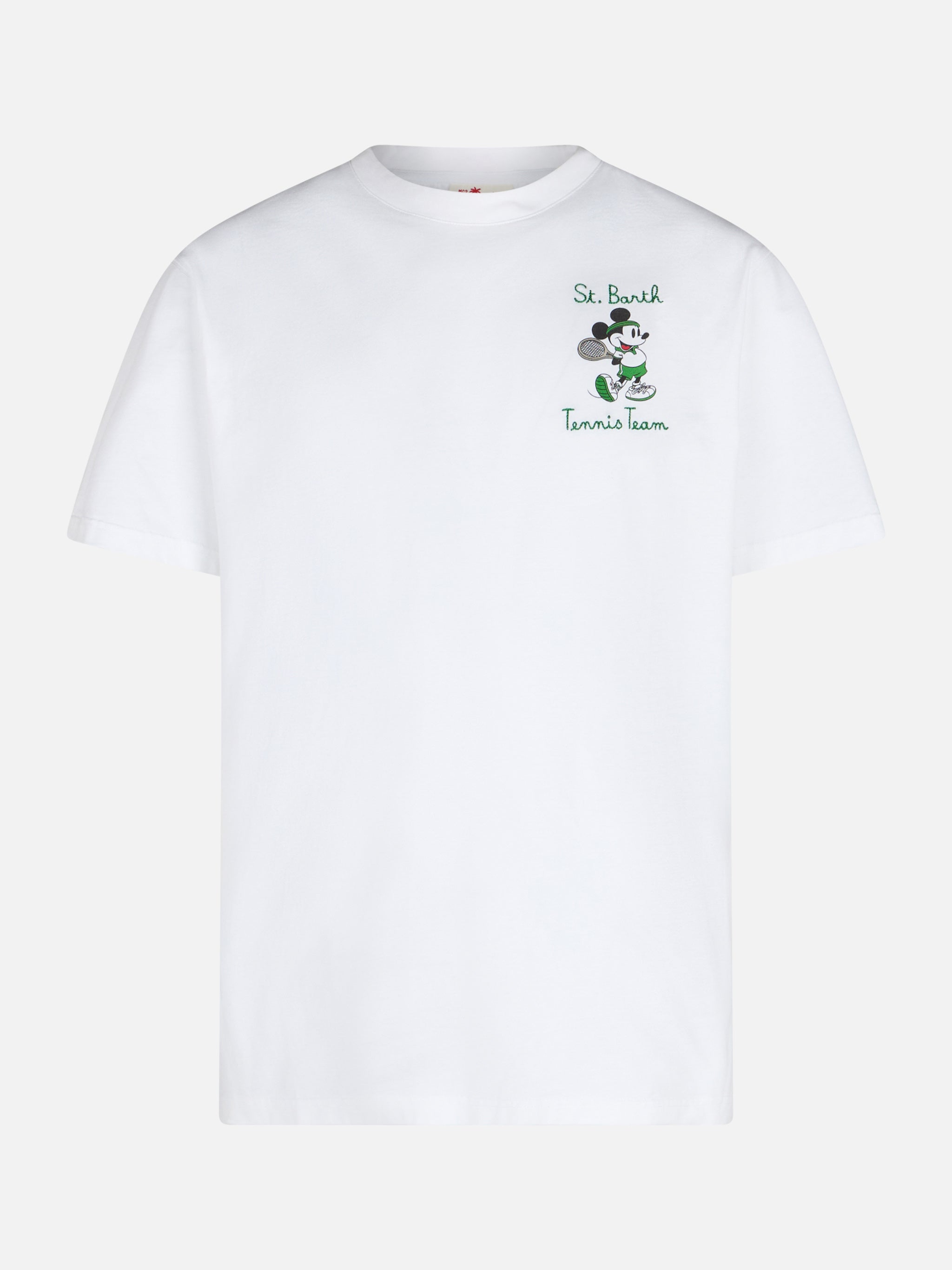 mc2-saint-barth-t-shirt-man-uomo-bianca-disney-mickey-special-edition image 5