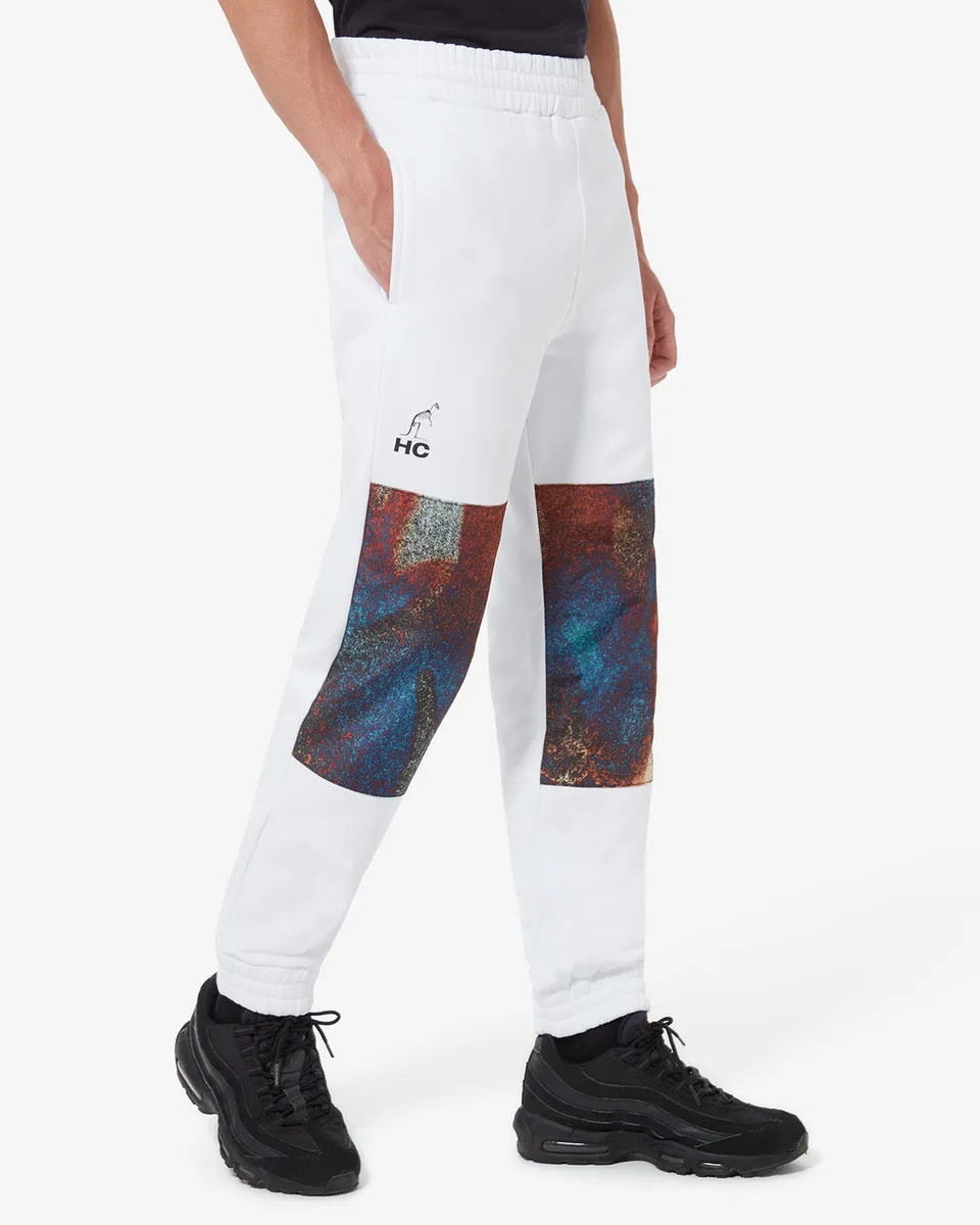 australian-tribe-insert-pant-hard-court-pantalone-felpa-bianco image 1