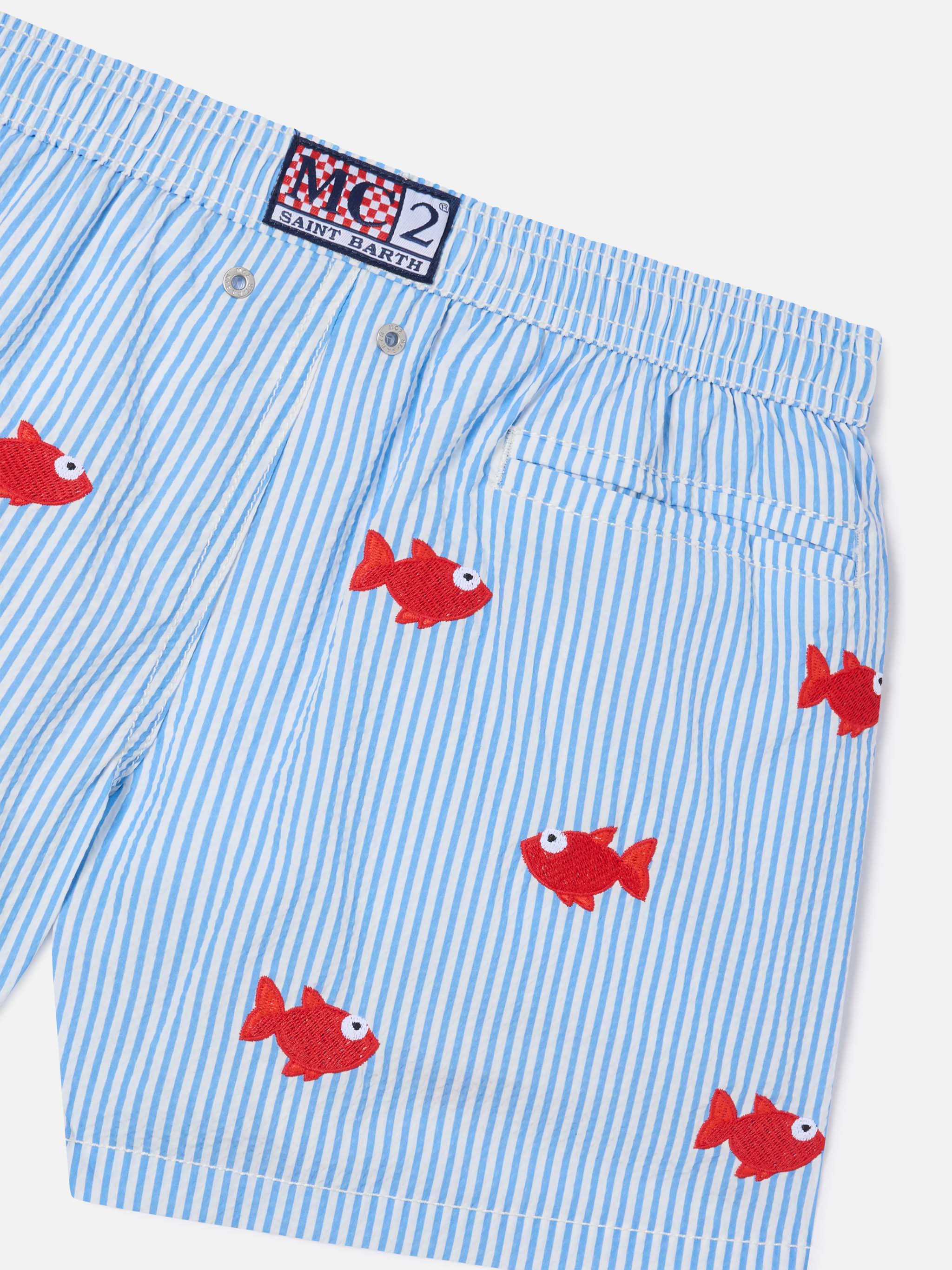 mc2-saint-barth-costume-jean-embroidery-bambino-rigato-blu-con-pesci-ricamati image 3