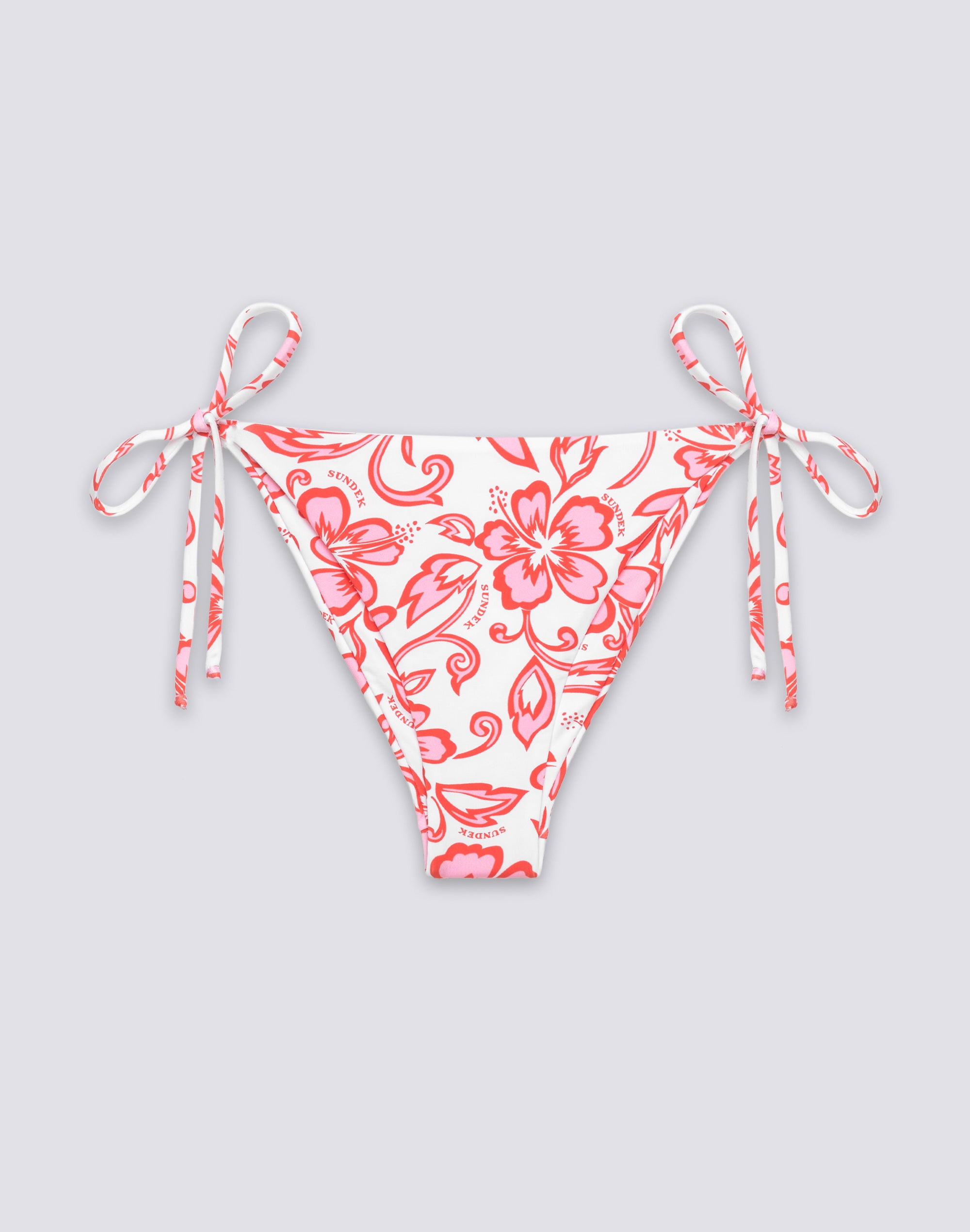 sundek-anita-slip-bikini-donna-a-laccetti-stampa-fiori-sk23-w206kbl3623 image 1