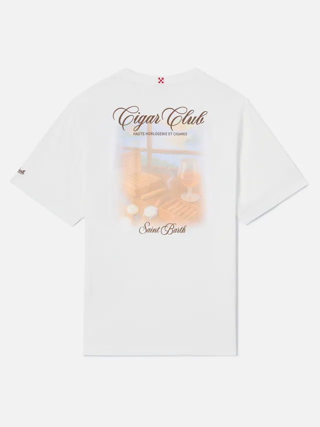mc2-saint-barth-portland-t-shirt-uomo-bianca-cigar-club-in-cotone image 1