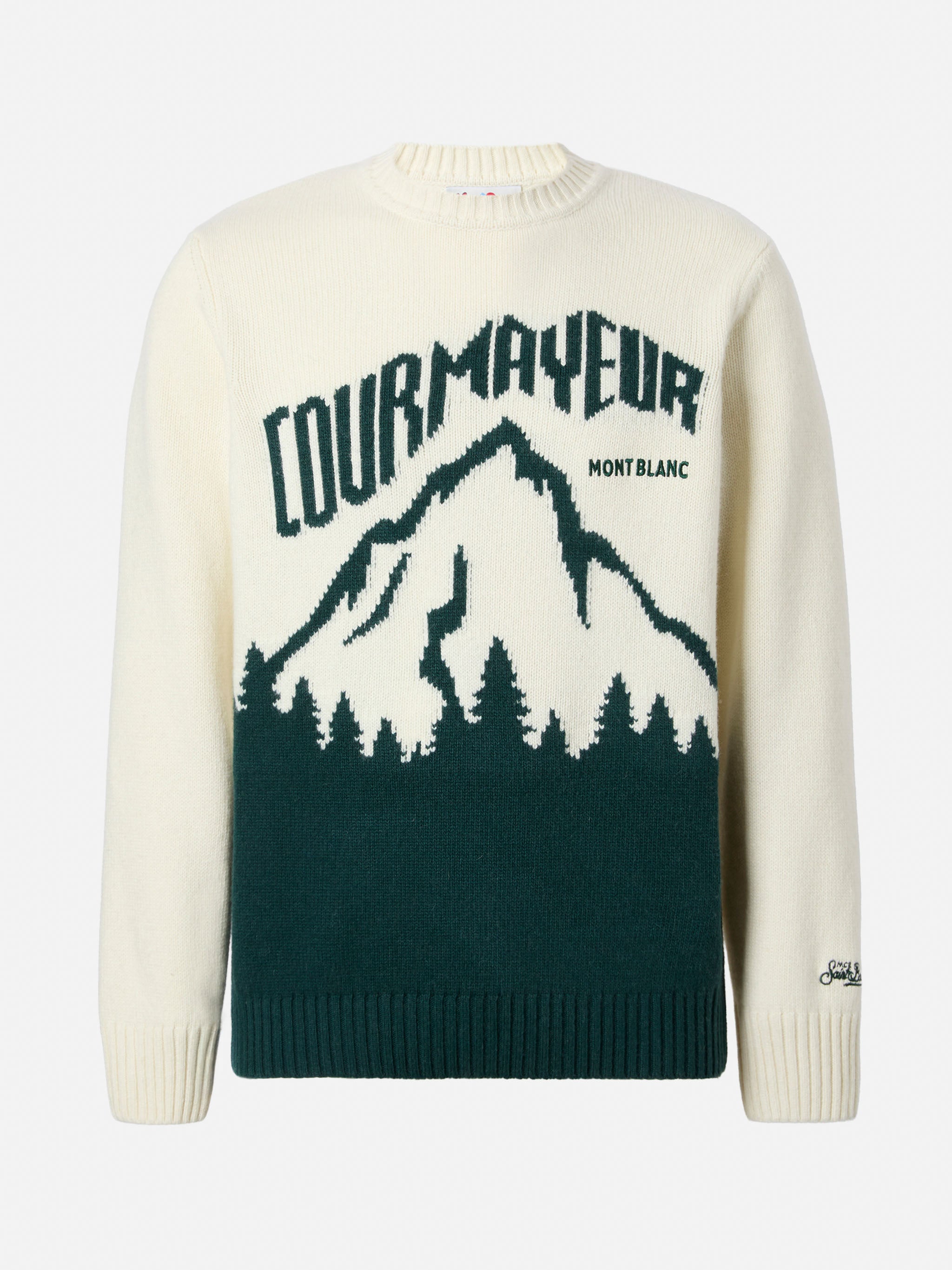 mc2-saint-barth-girocollo-bombardino-light-bianco-in-misto-cashmere-con-jacquard image 5