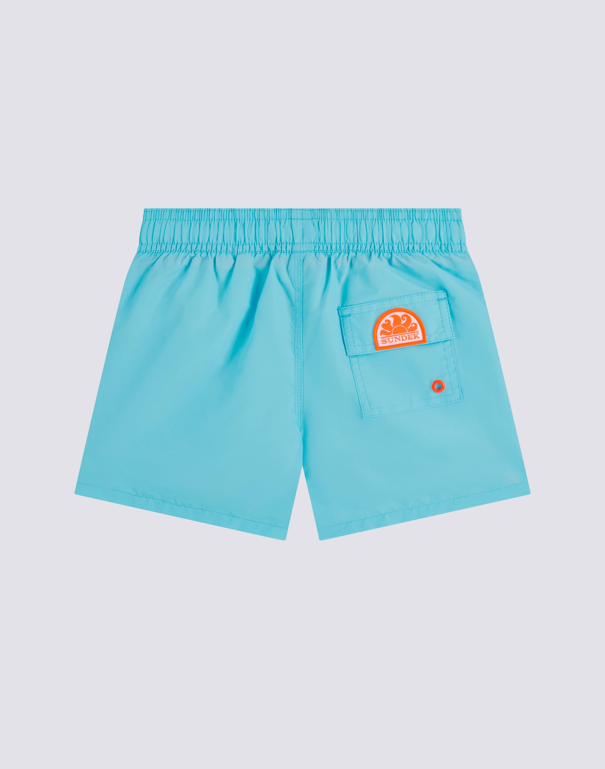 sundek-iconic-costume-bambino-boxer-corto-vita-elasticata-taffet-con-piping-b700 image 2