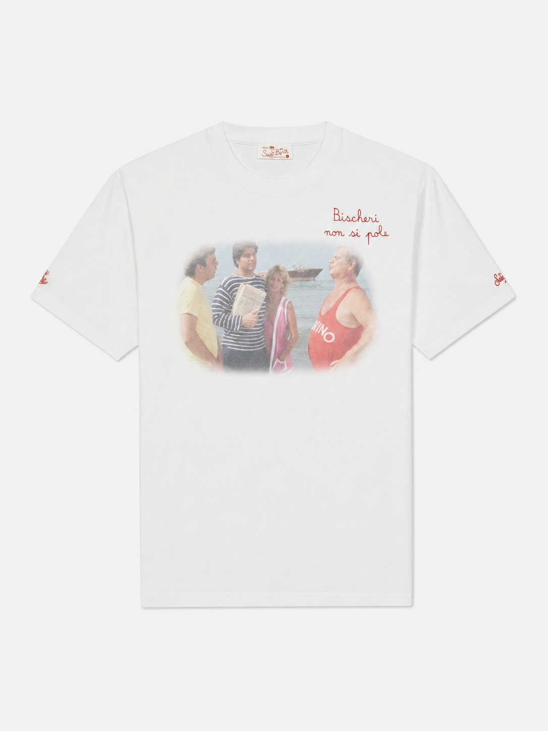 mc2-saint-barth-t-shirt-man-uomo-bianca-cotone-ricamo-bischeri-sapore-di-mare image 1
