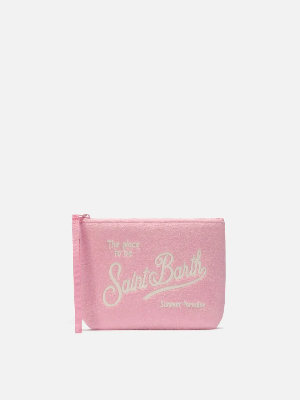 mc2-saint-barth-pochette-aline-in-tessuto-scuba-effetto-spugna-rosa image 1