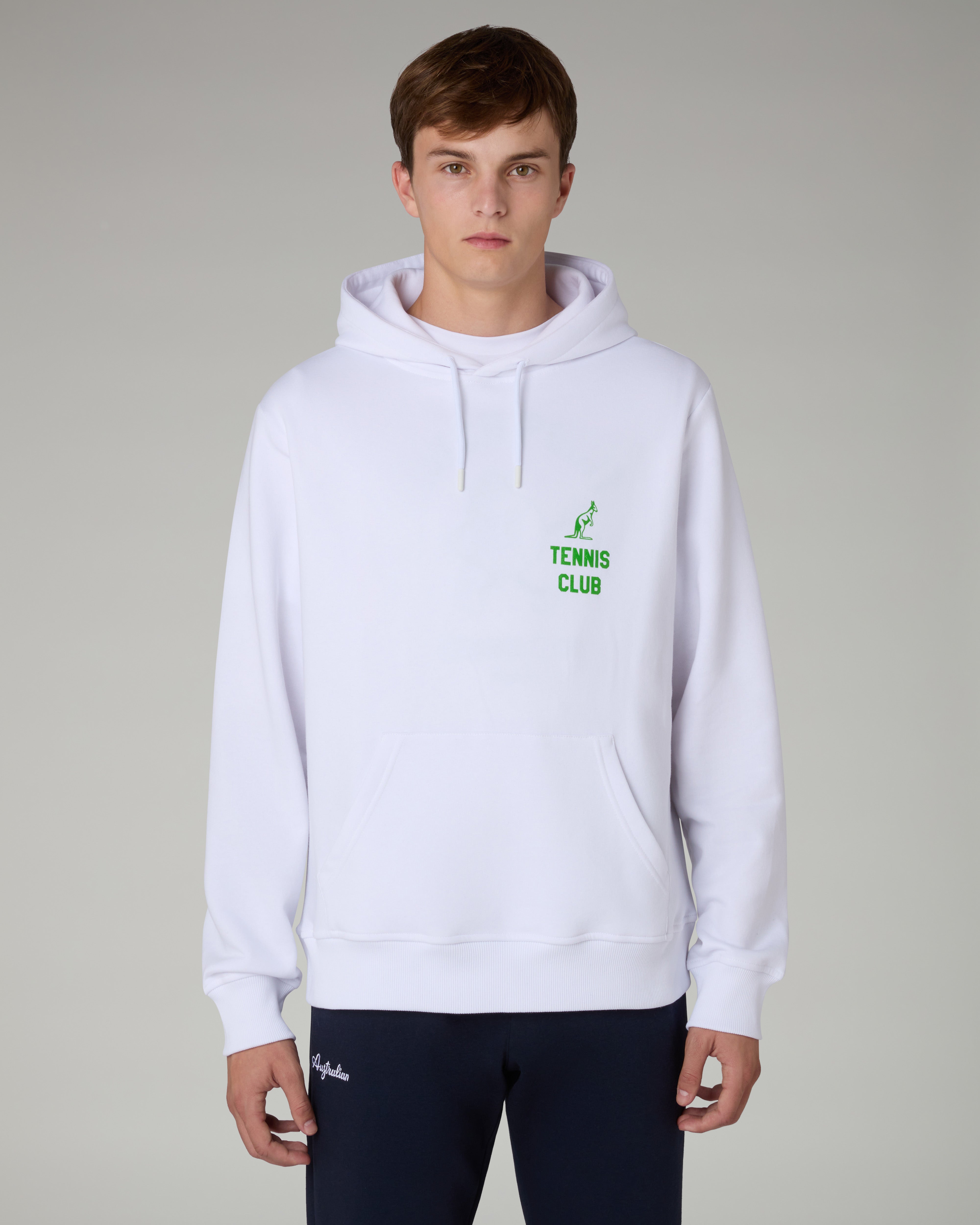 australian-mascotte-hoodie-felpa-cappuccio-bianca-invernale image 1