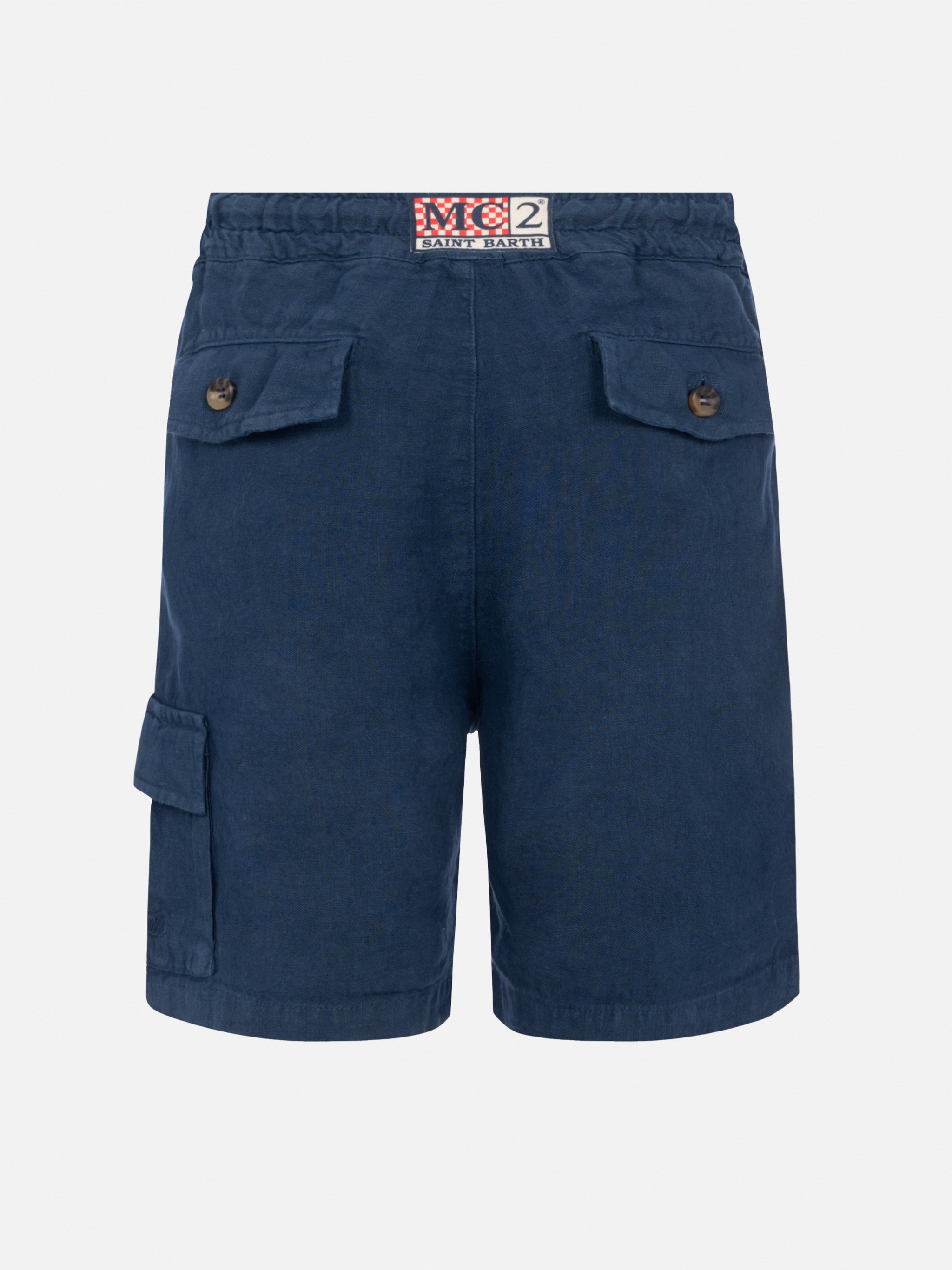 mc2-saint-barth-marseille-jr-bermuda-lino-bambino-blu-navy image 2