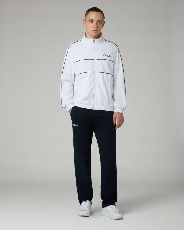 australian-mycon-tuta-piquet-bianca-giacca-pantalone image 1