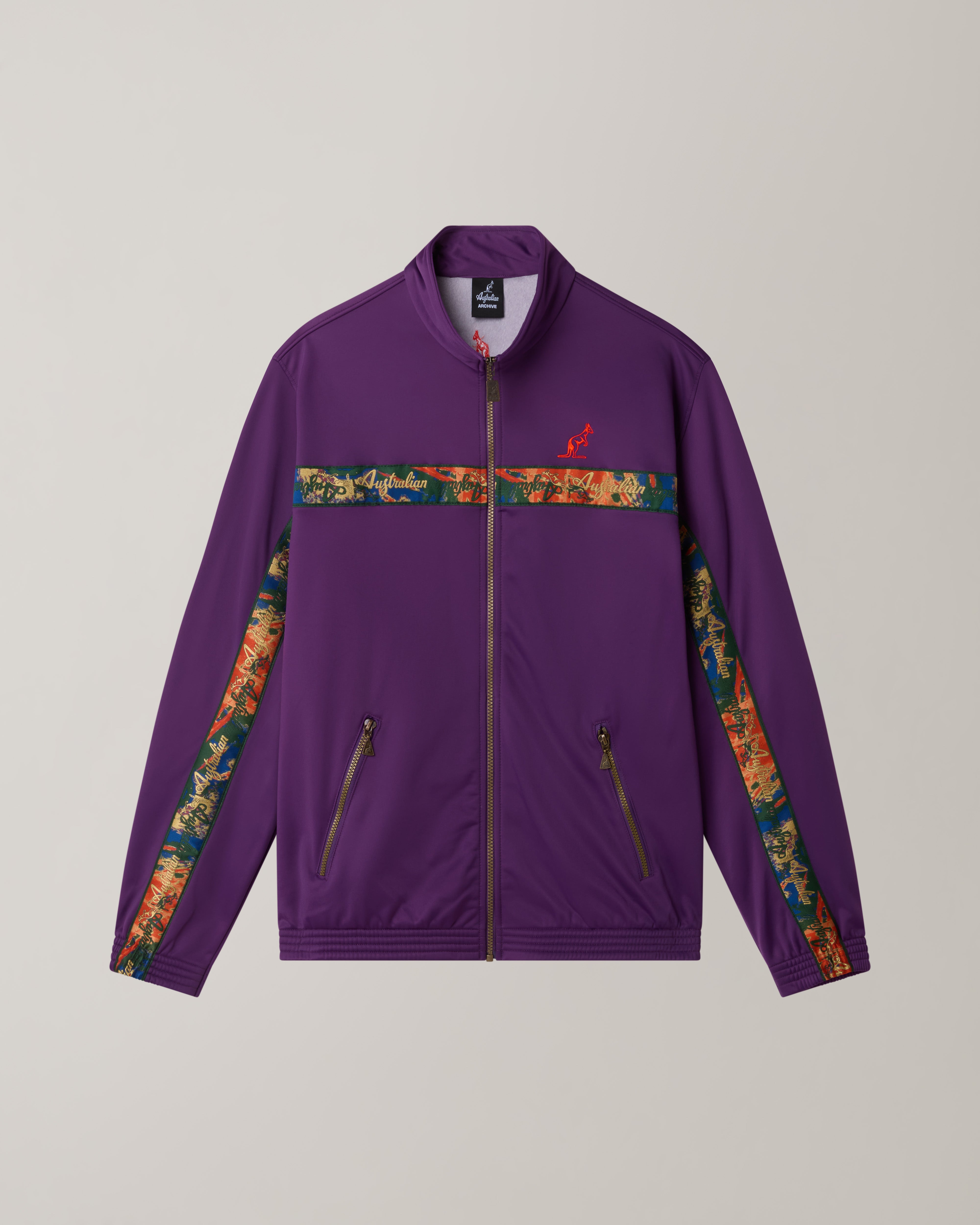australian-nebula-tape-track-jacket-giacca-in-acetato-viola image 7