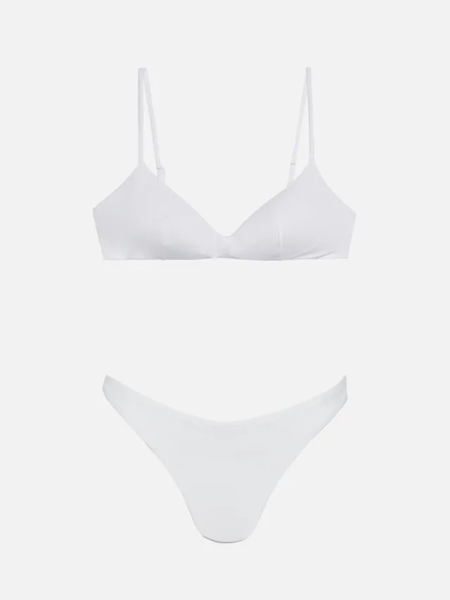 mc2-saint-barth-may-lido-bikini-bralette-donna-bianco-scollo-profondo image 1