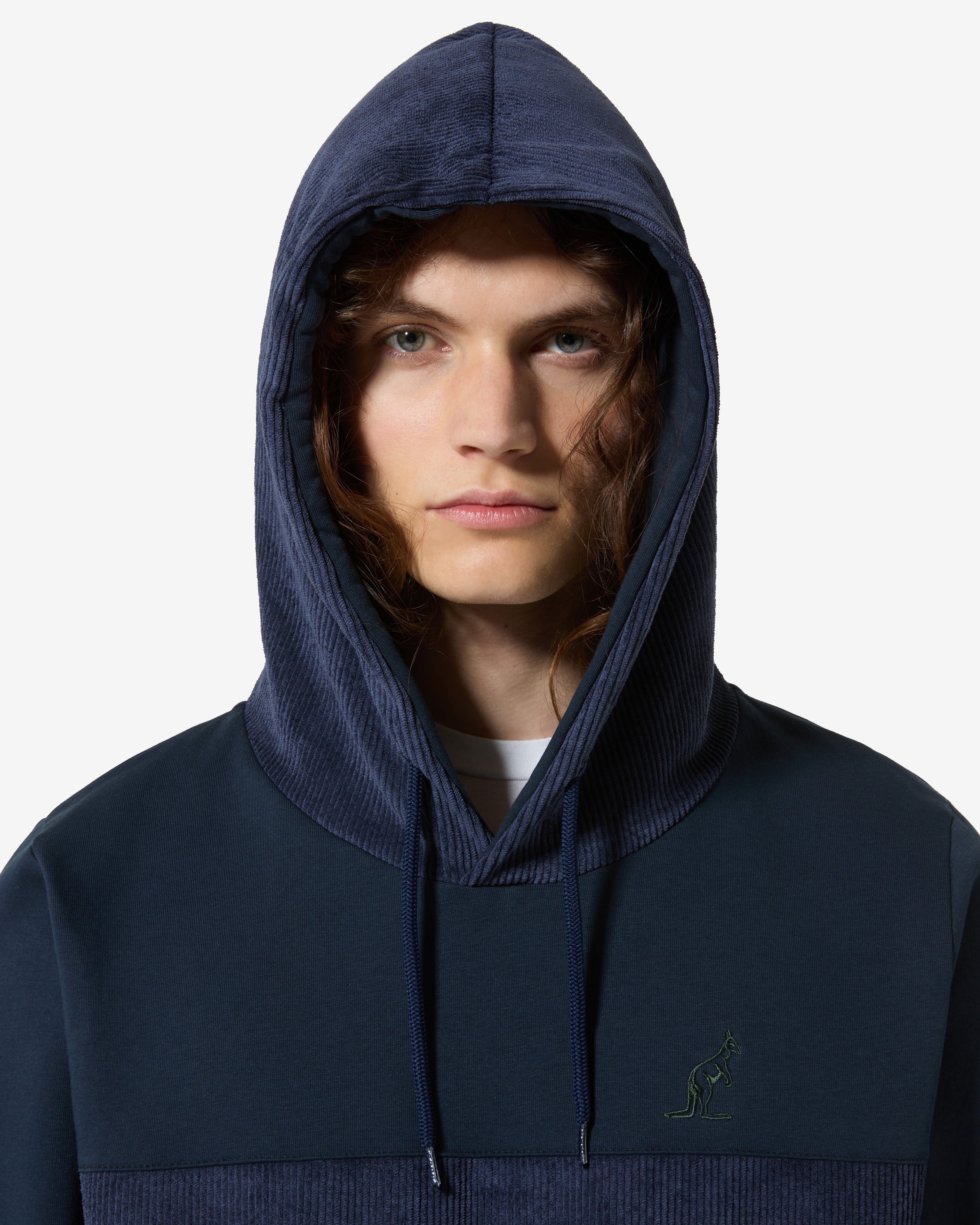 australian-style-hoodie-felpa-corduroy-blu-navy-con-cappuccio image 4