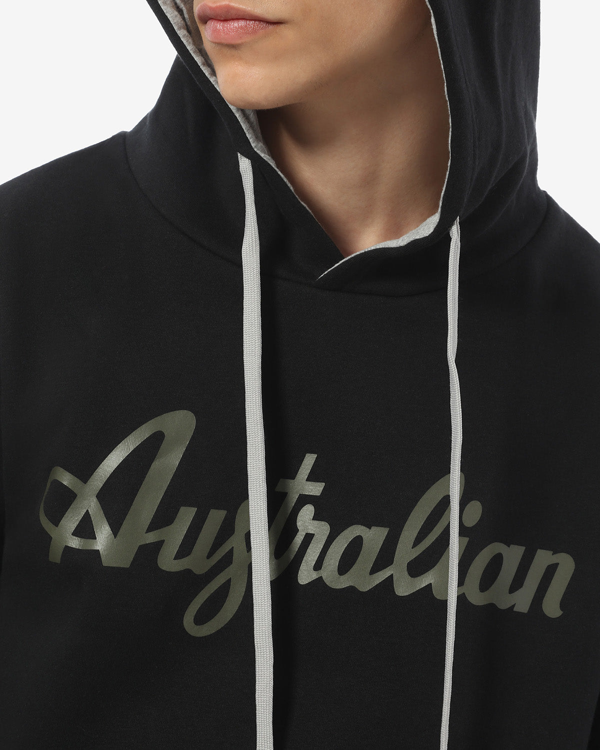 australian-fleece-logo-hoodie-felpa-sportswear-con-cappuccio image 3