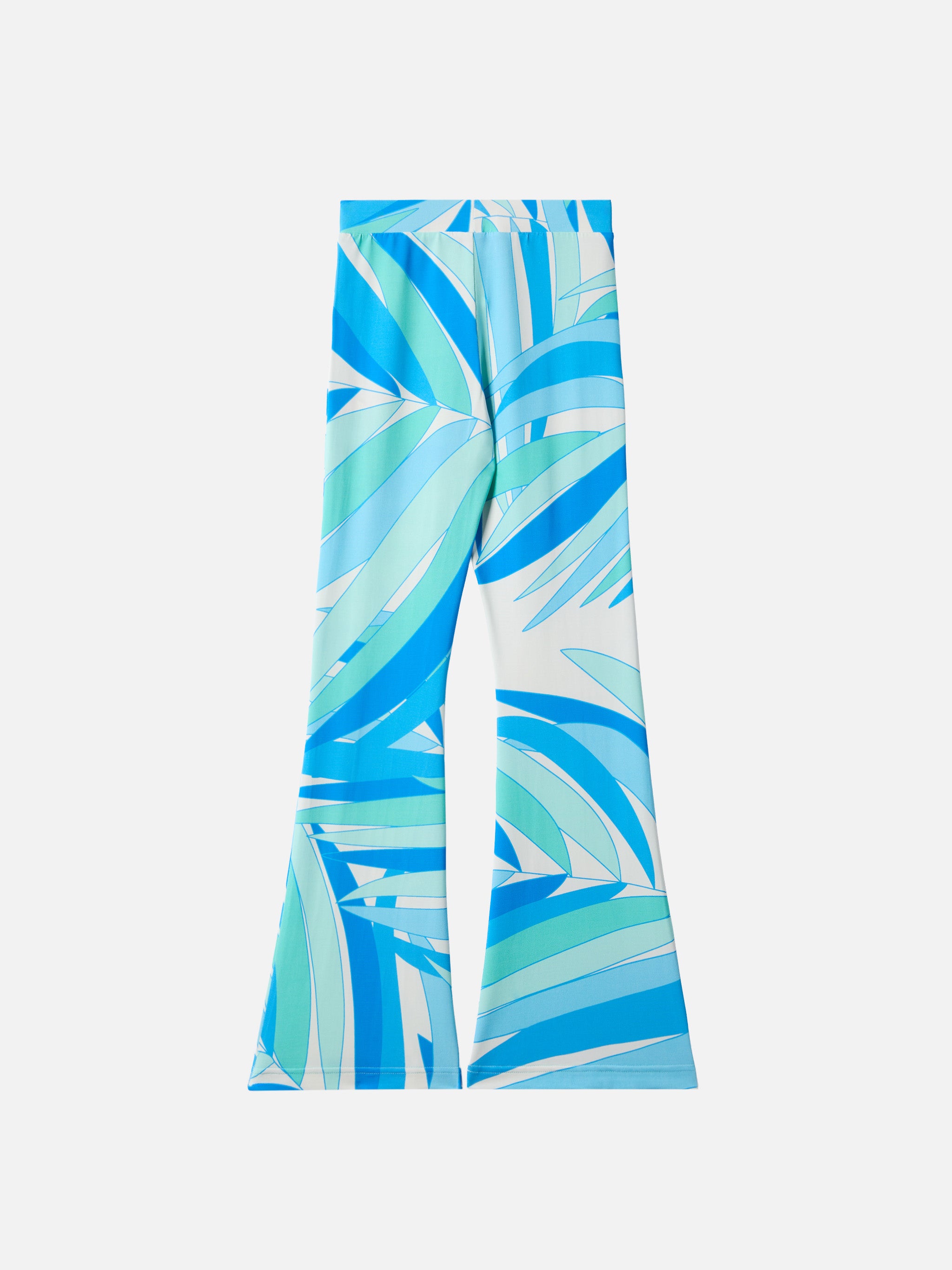 mc2-saint-barth-pantaloni-flare-gwenda-jr-con-stampa-palme-per-bambina image 3