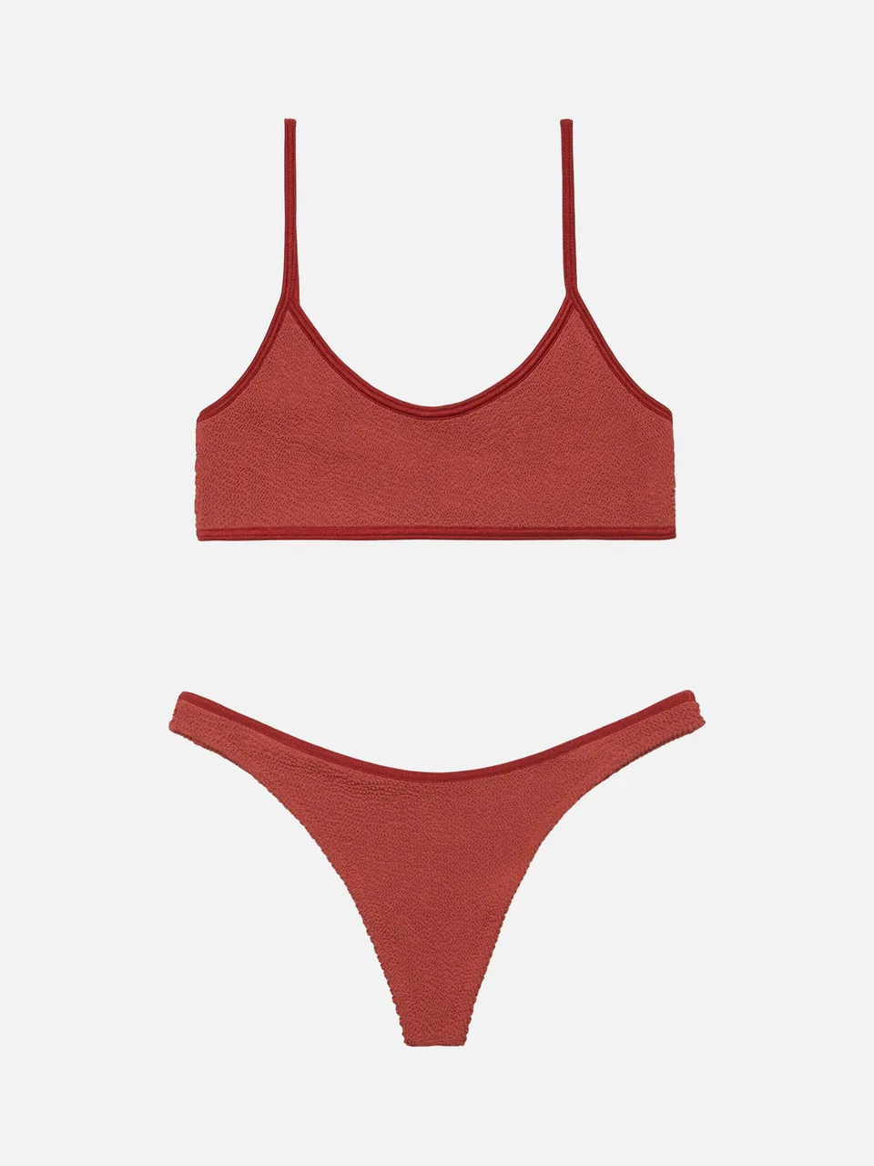 mc2-saint-barth-judy-naomi-bikini-bralette-donna-arancione-ruggine-crinkle image 1