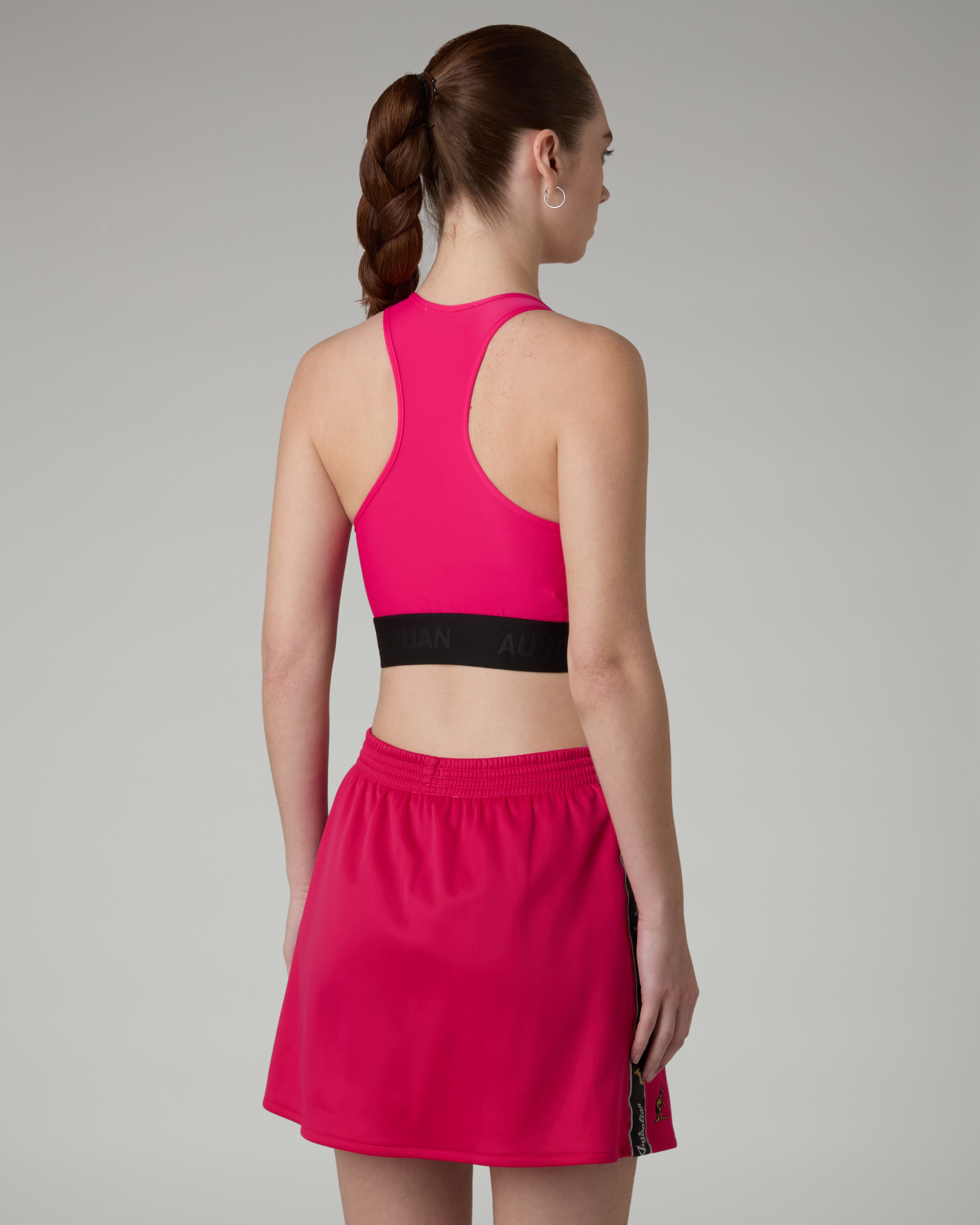 australian-black-tape-top-top-sportivo-fuxia-elasticizzato image 3