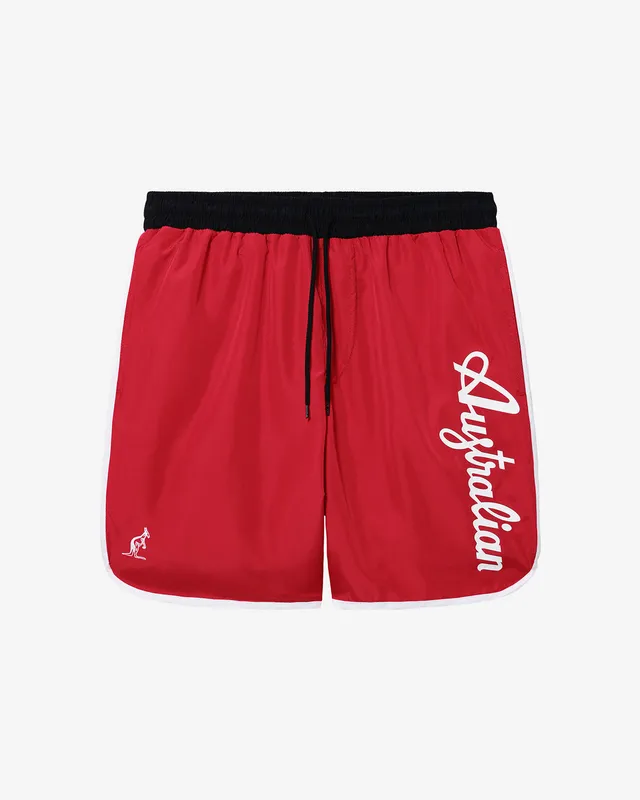 australian-logo-swimshort-costume-mare-rosso-vivo image 1