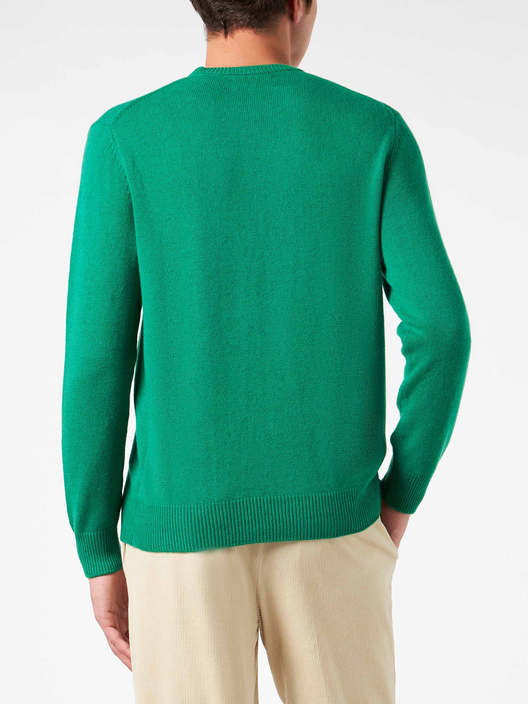mc2-saint-barth-maglia-heron-uomo-verde-snoopy-tennis-jacquard-peanuts image 4