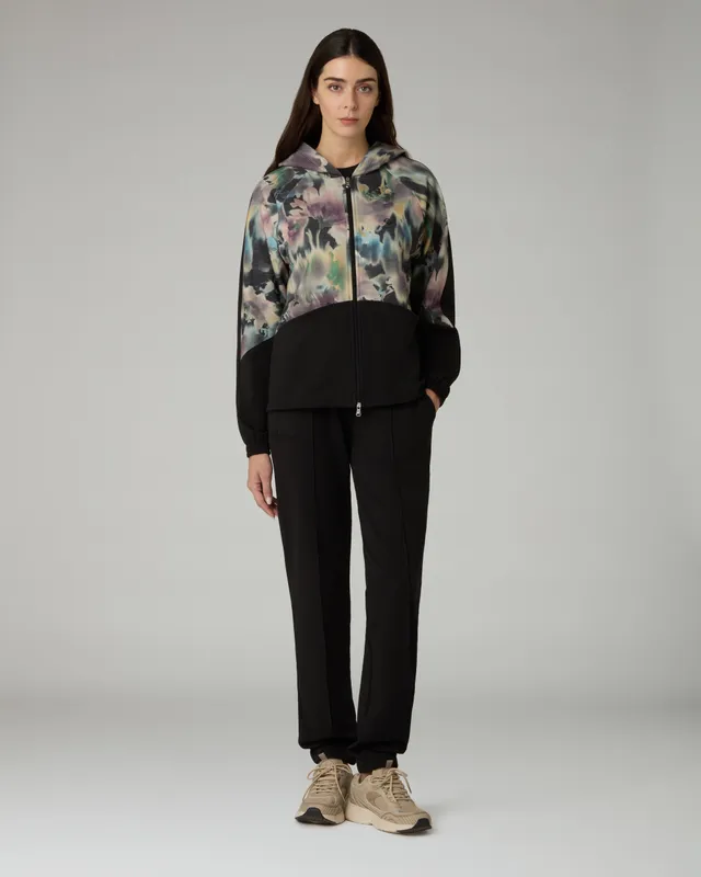 australian-dusty-fleece-tracksuit-tuta-in-felpa-nera-stampata image 1