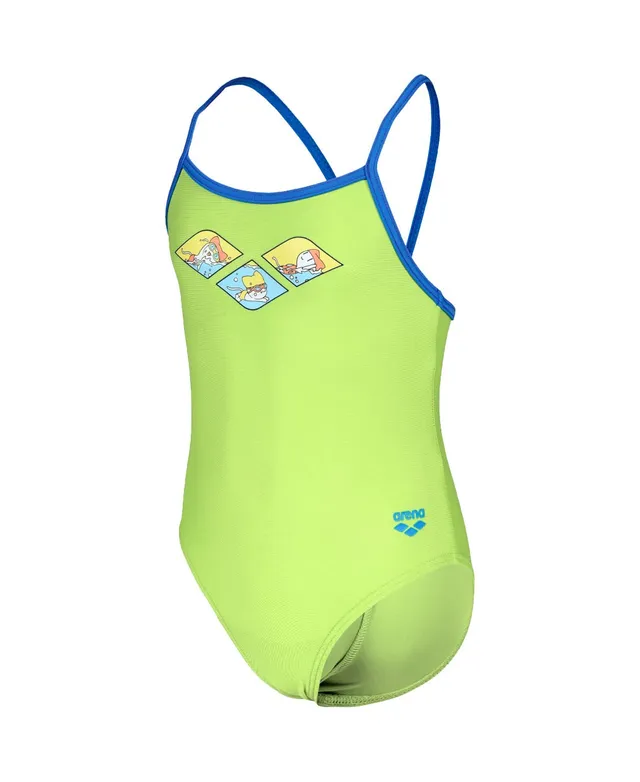 arena-training-kids-girl-one-piece-costume-intero-bambina-turchese image 1