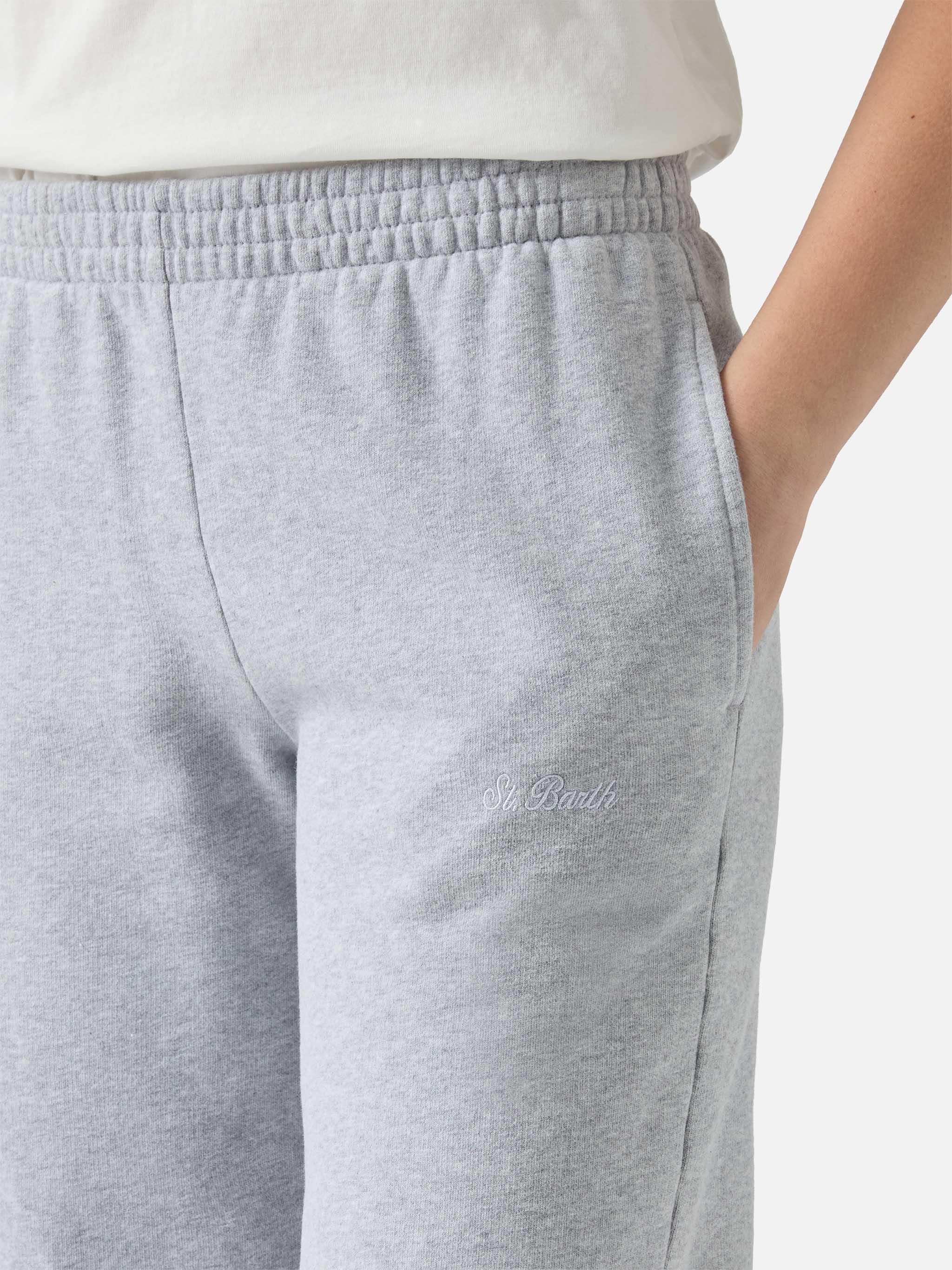 joggers-mc2-saint-barth-deena-a-fondo-dritto-in-grigio-melange image 2