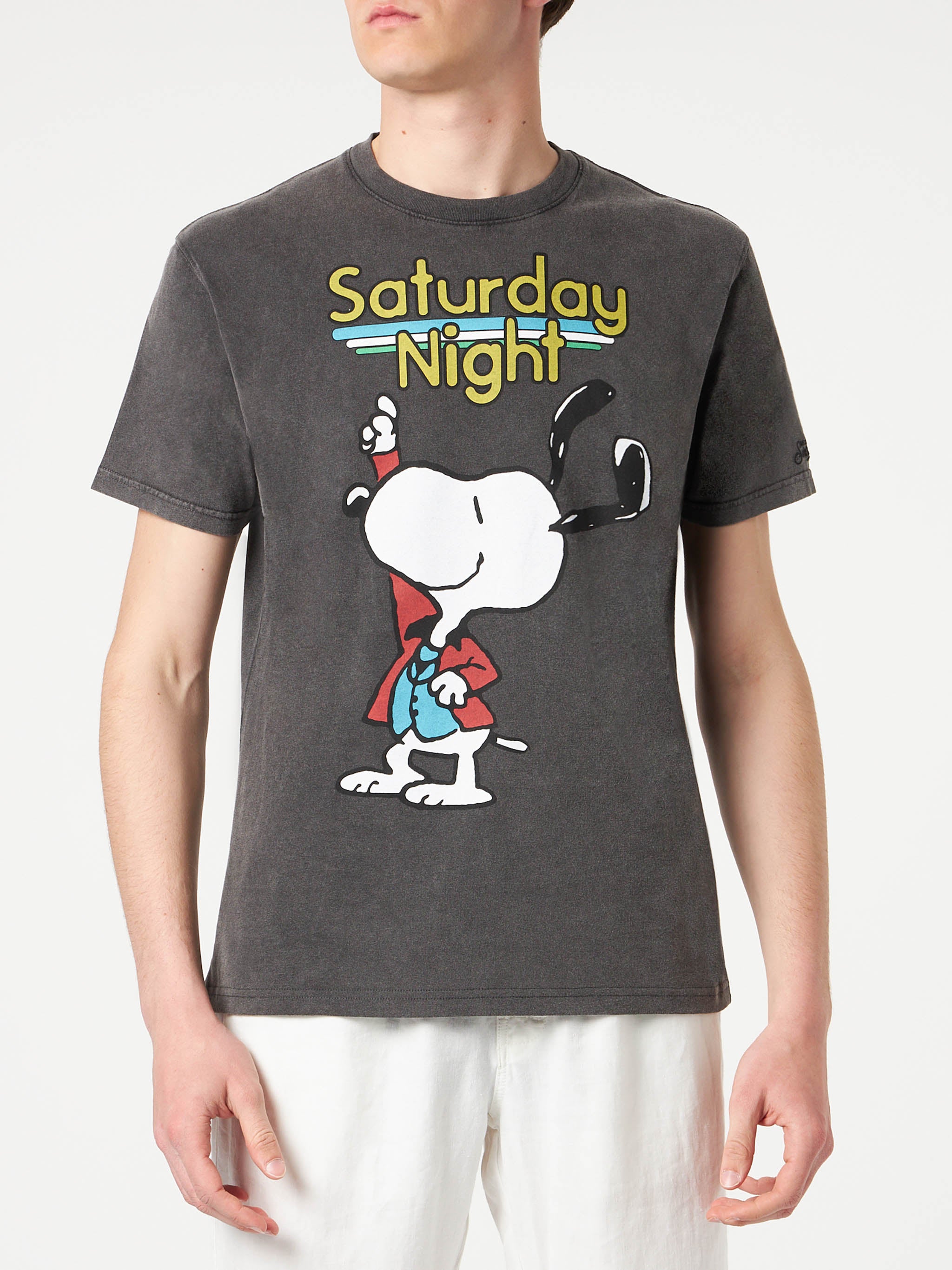 mc2-saint-barth-t-shirt-jack-cotone-snoopy-dancer-nero-uomo-peanuts-special-edit image 2