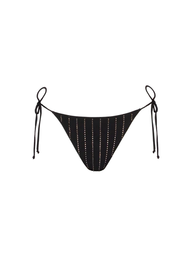 mc2-saint-barth-marielle-slip-mare-classico-nero-con-strass-a-righe image 1