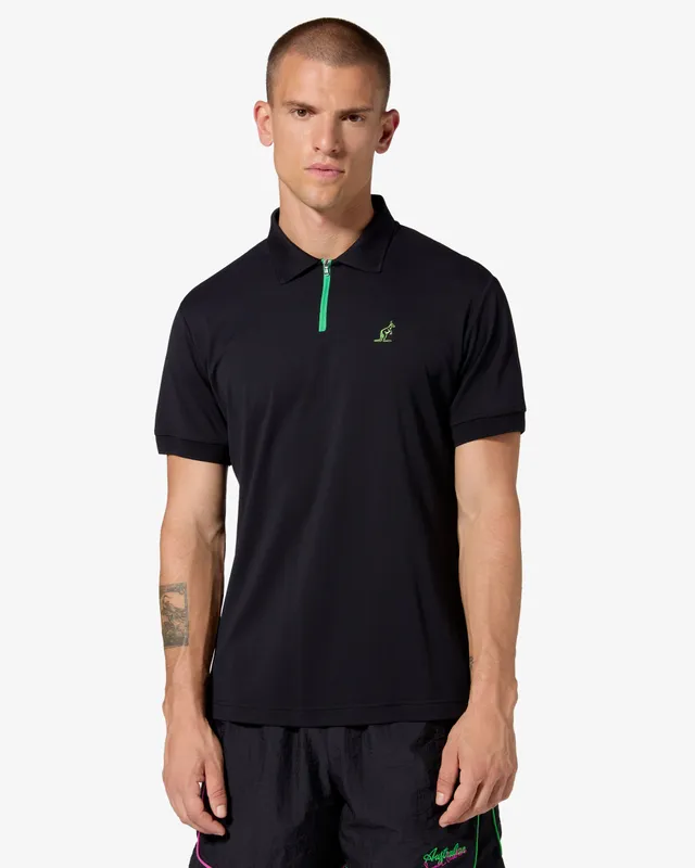 australian-horizon-polo-shirt-tecnica-nera-regular-fit image 1