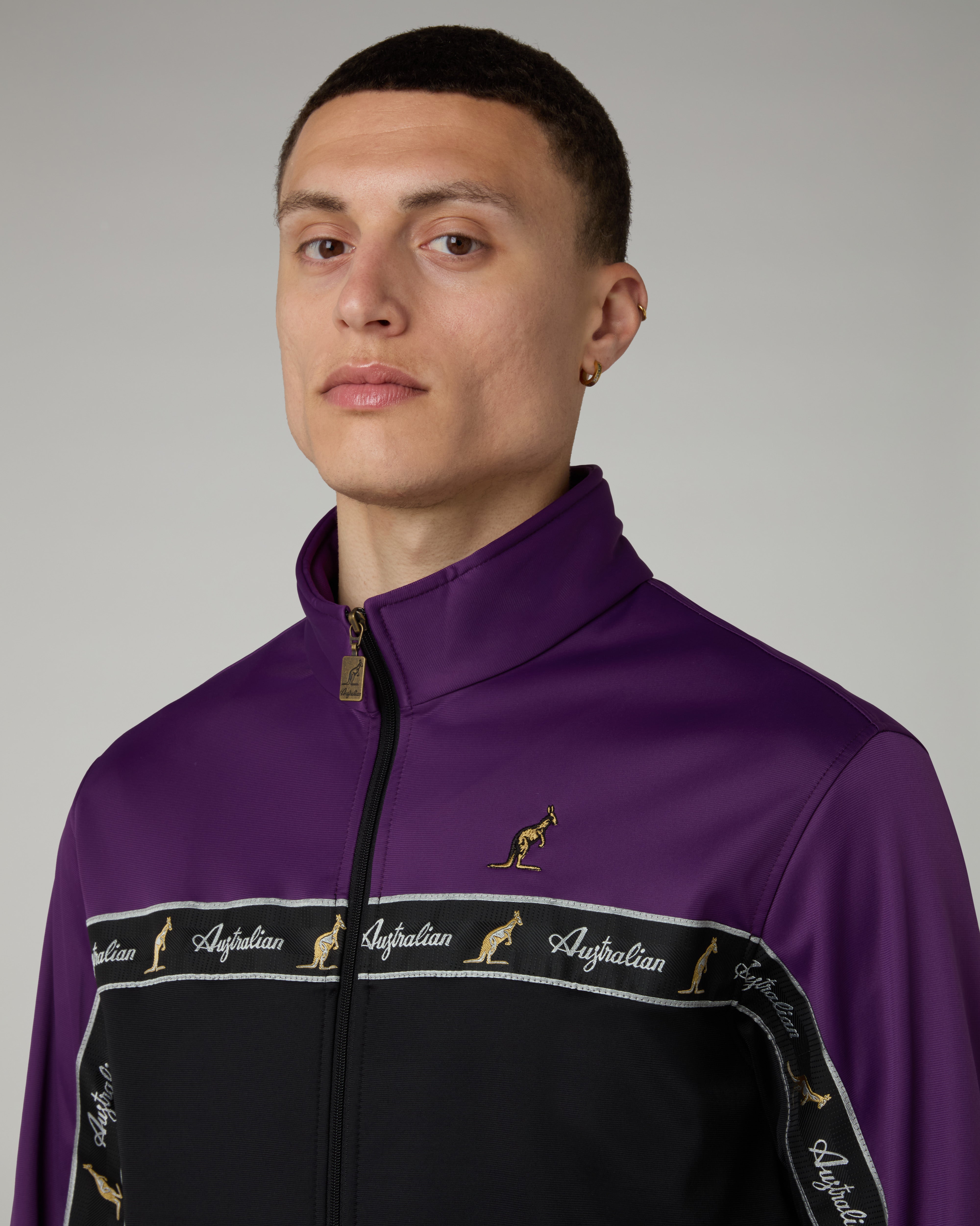 australian-duo-track-jacket-giacca-in-acetato-viola-ss26 image 4