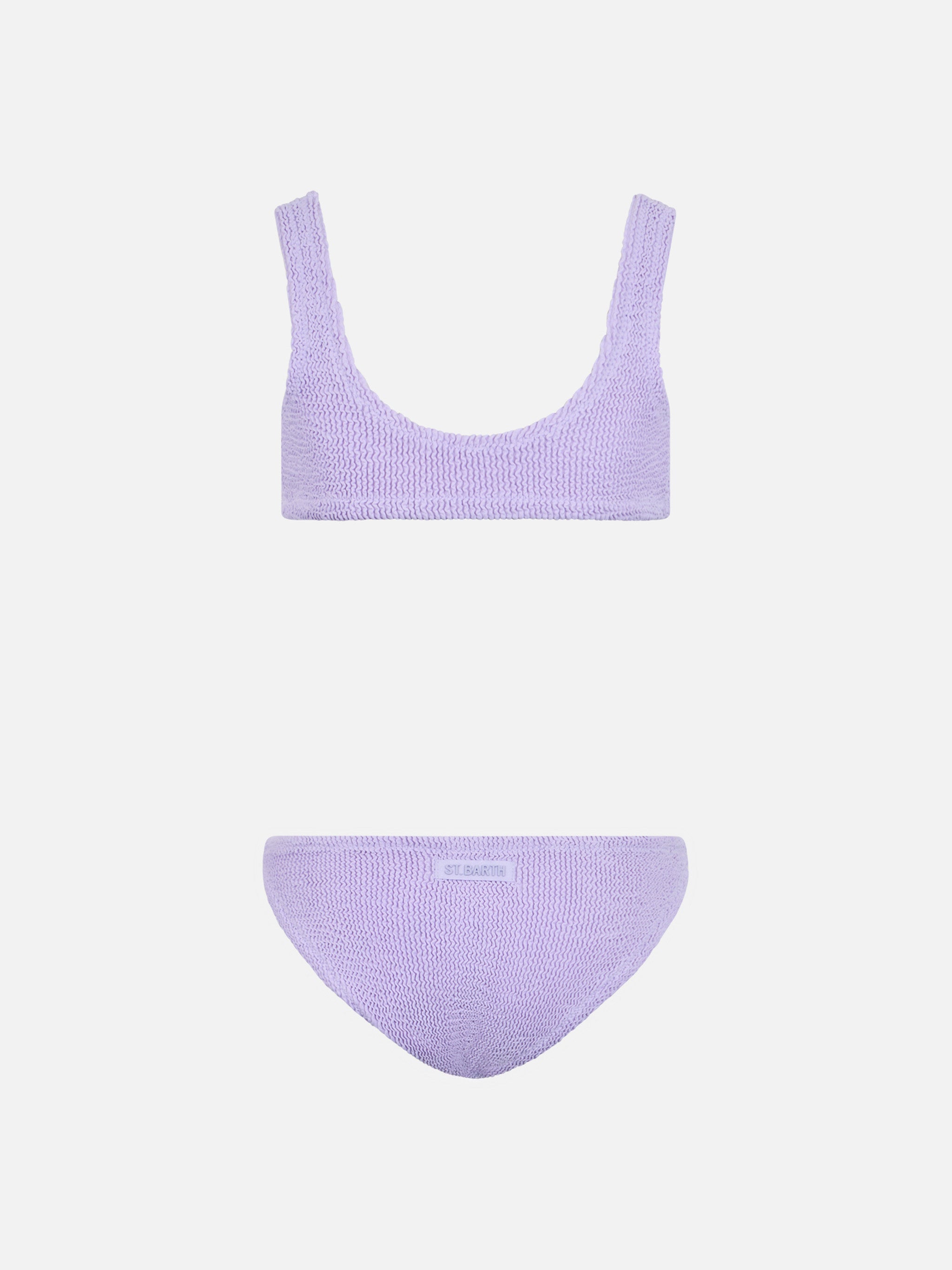 mc2-saint-barth-baker-bikini-bambina-triangolo-lilla-crinkle image 2