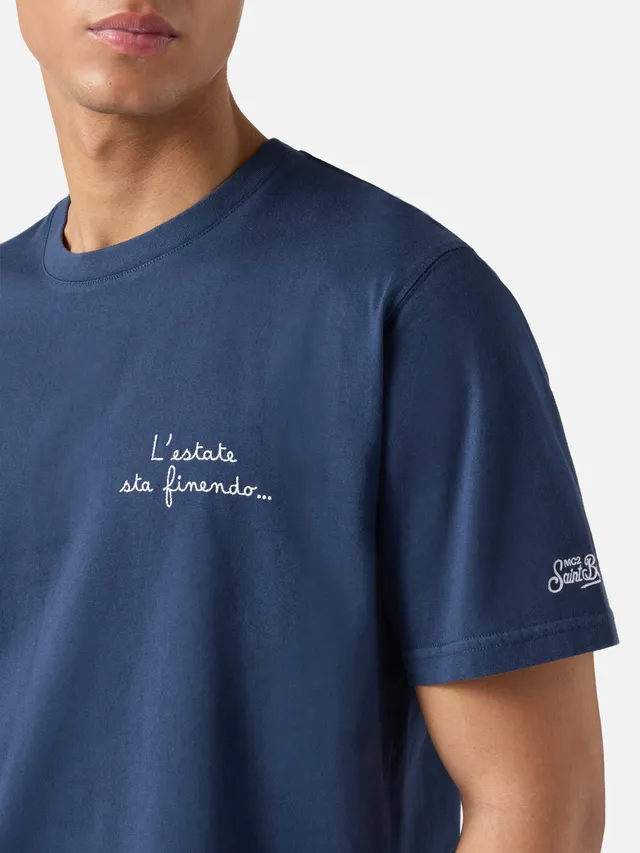 mc2-saint-barth-t-shirt-portofino-uomo-blu-l-estate-sta-finendo image 1