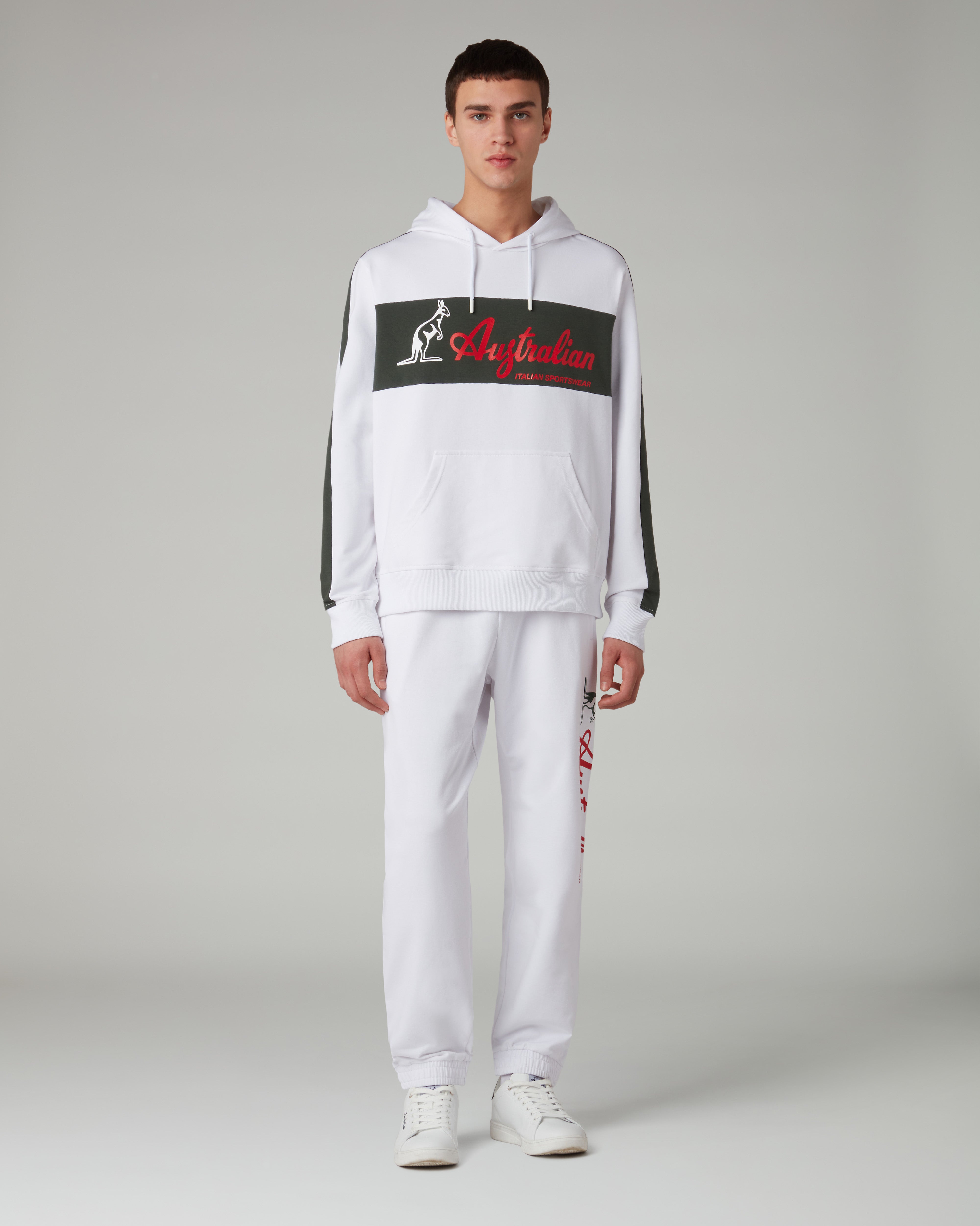 australian-elio-hoodie-felpa-cappuccio-bianca image 2