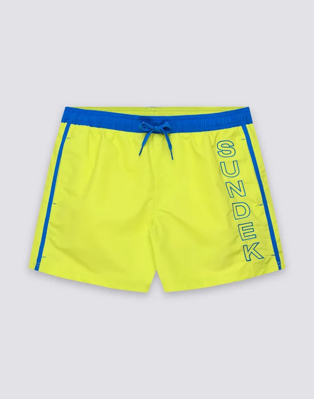 sundek-costume-da-bagno-uomo-corto-iconic-taffeta-con-piping-a-contrasto image 1