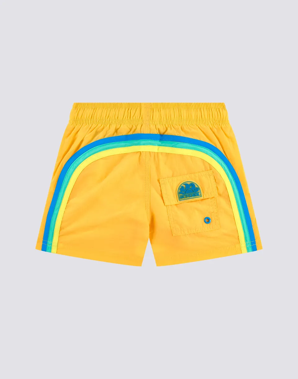 sundek-iconic-costume-mare-bambino-corto-con-vita-elasticata image 1