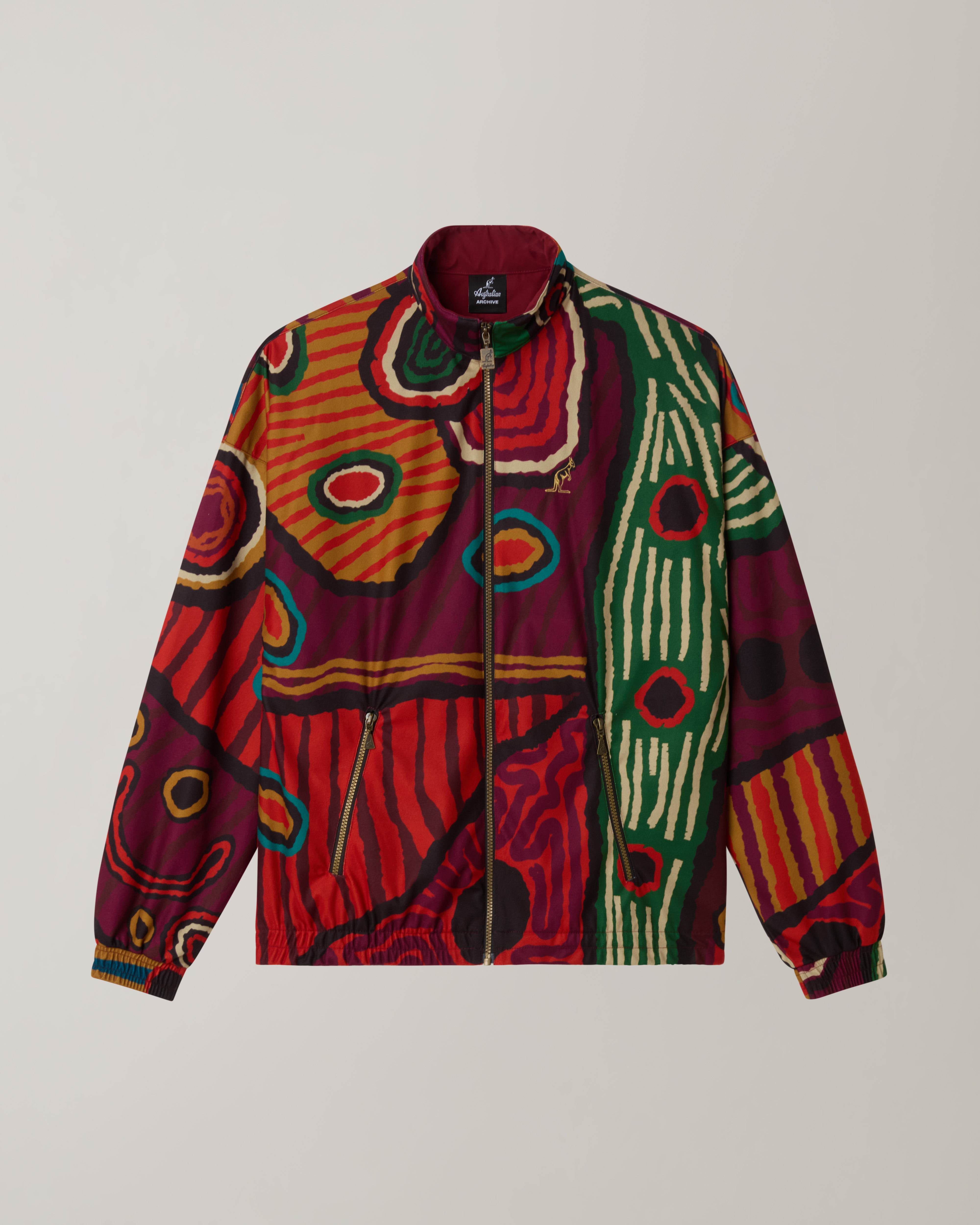 australian-jagera-all-print-giacca-sabrinda-bordeaux image 6