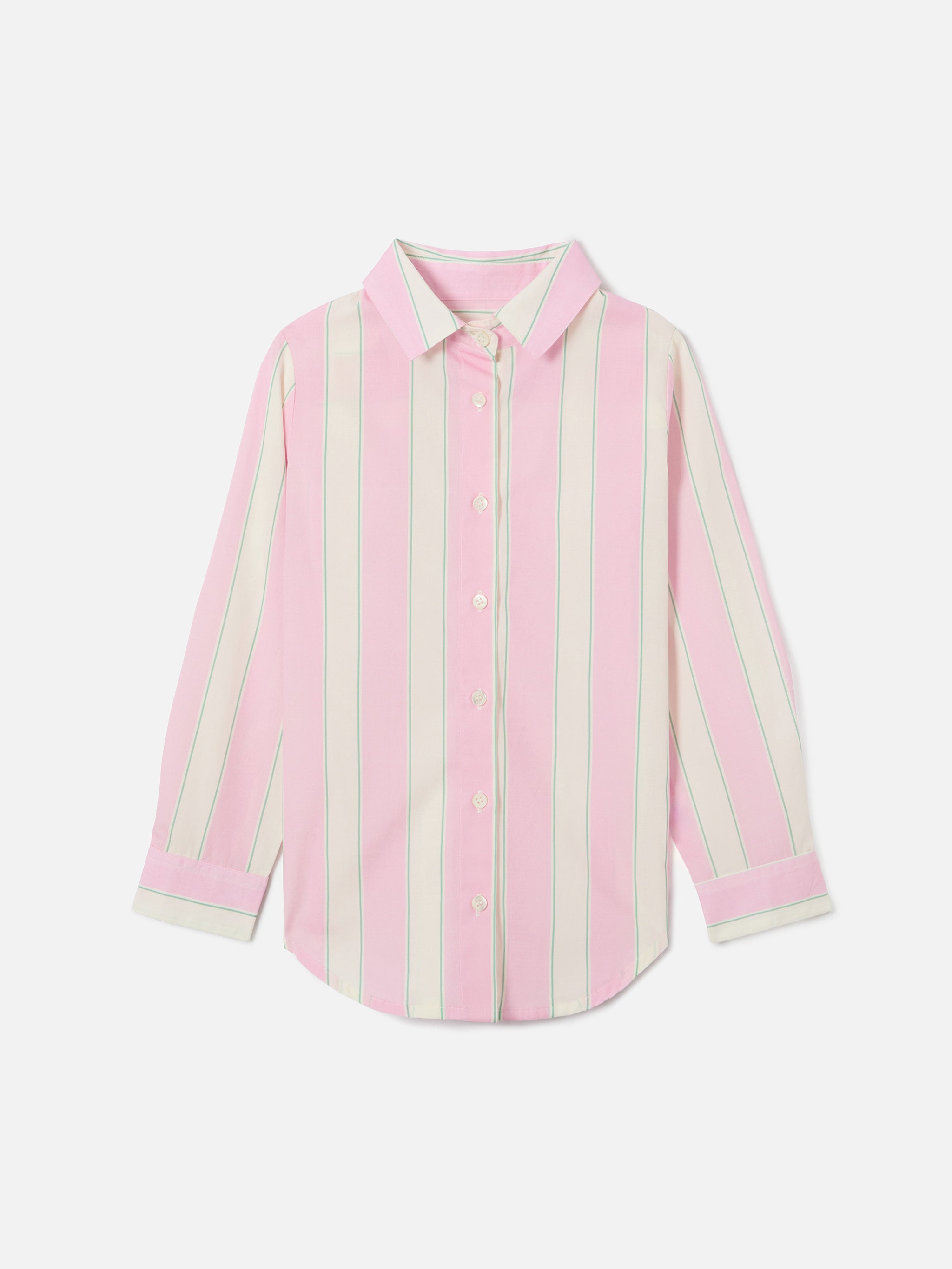 mc2-saint-barth-camicia-mini-brigitte-da-bambina-in-popeline-di-cotone-a-righe image 4