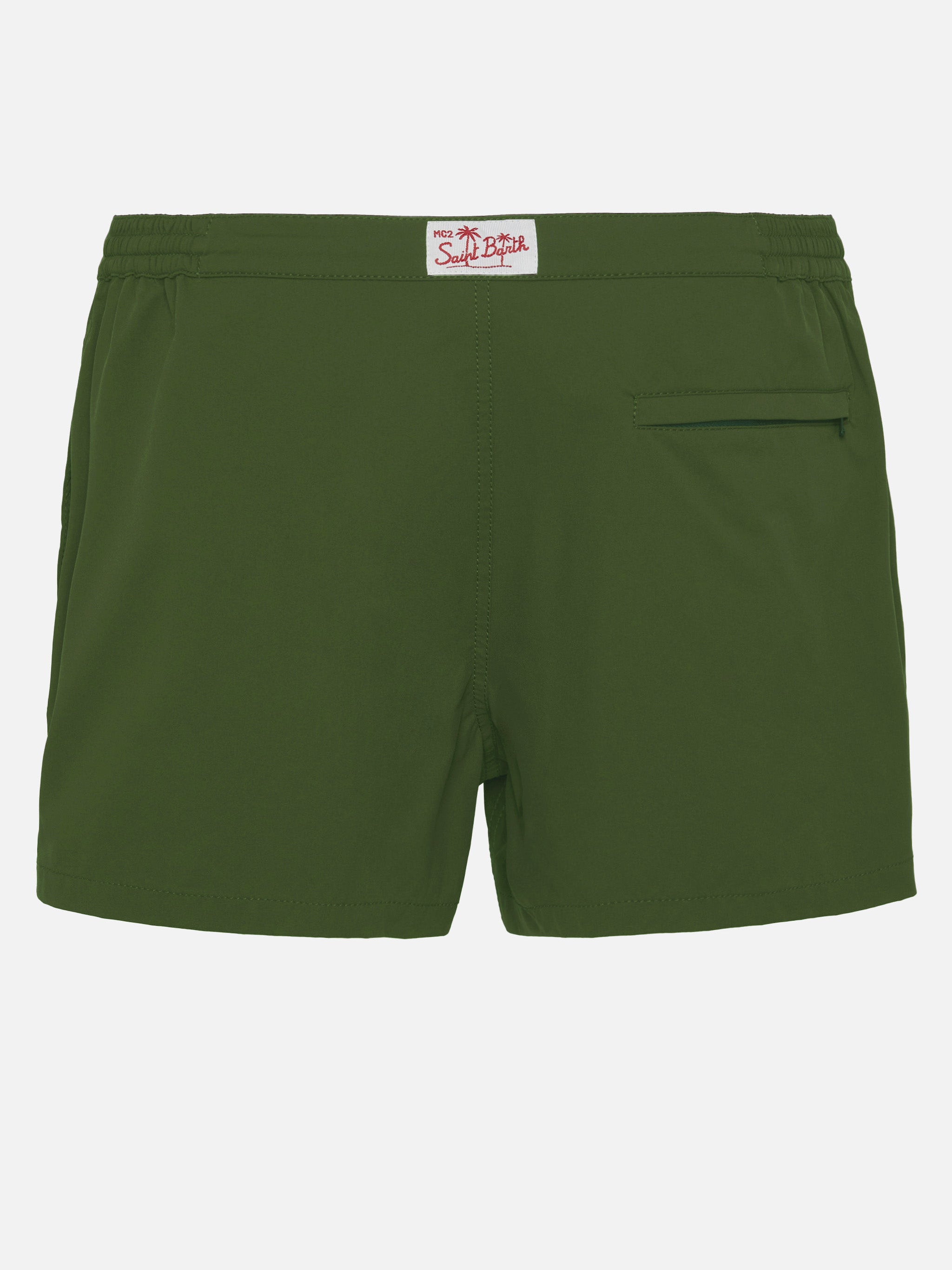 mc2-saint-barth-harrys-costume-mare-uomo-verde-militare-slim image 2