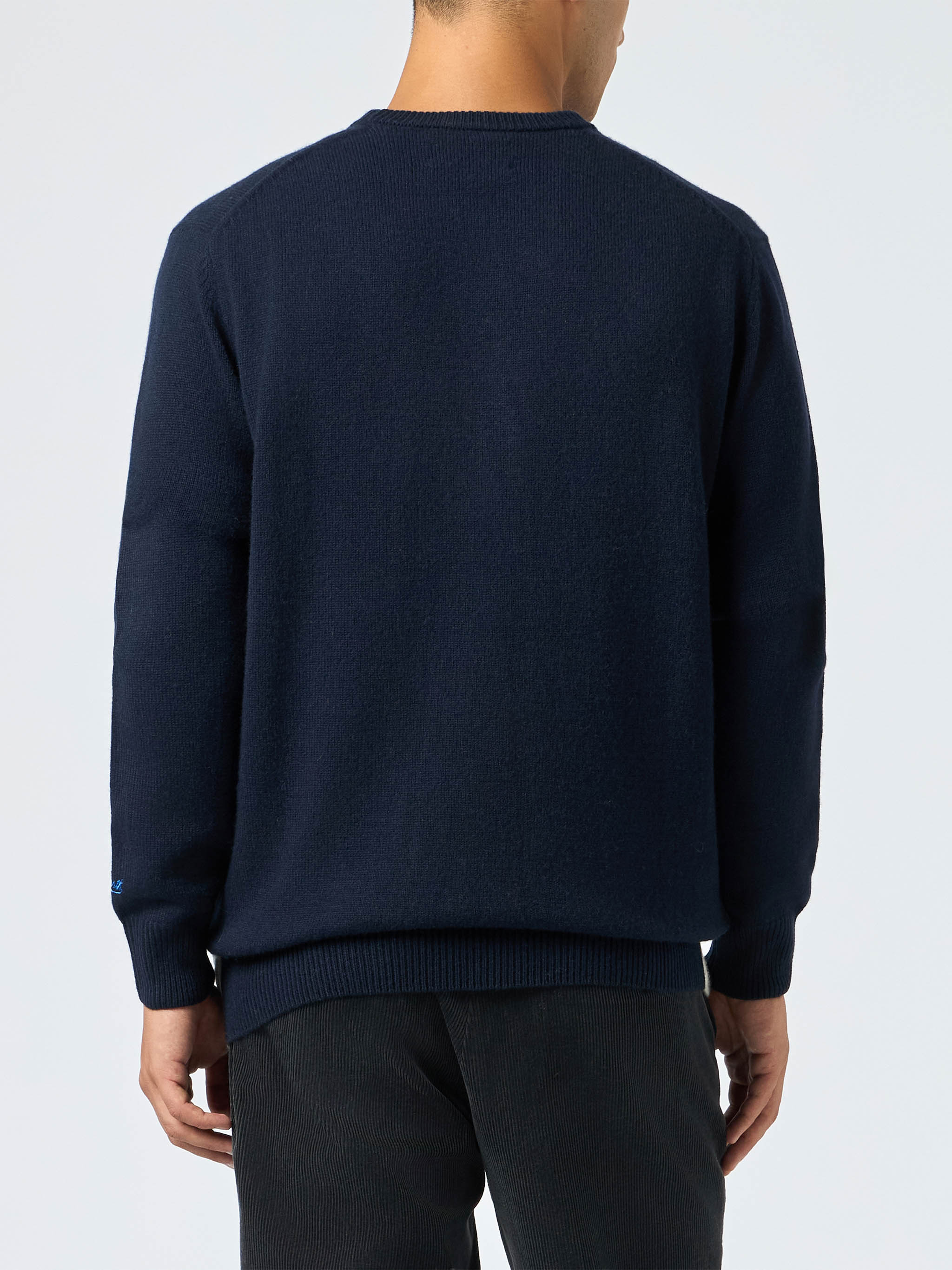 mc2-saint-barth-maglione-girocollo-heron-blu-con-jacquard-cartolina-cortina-da-u image 2