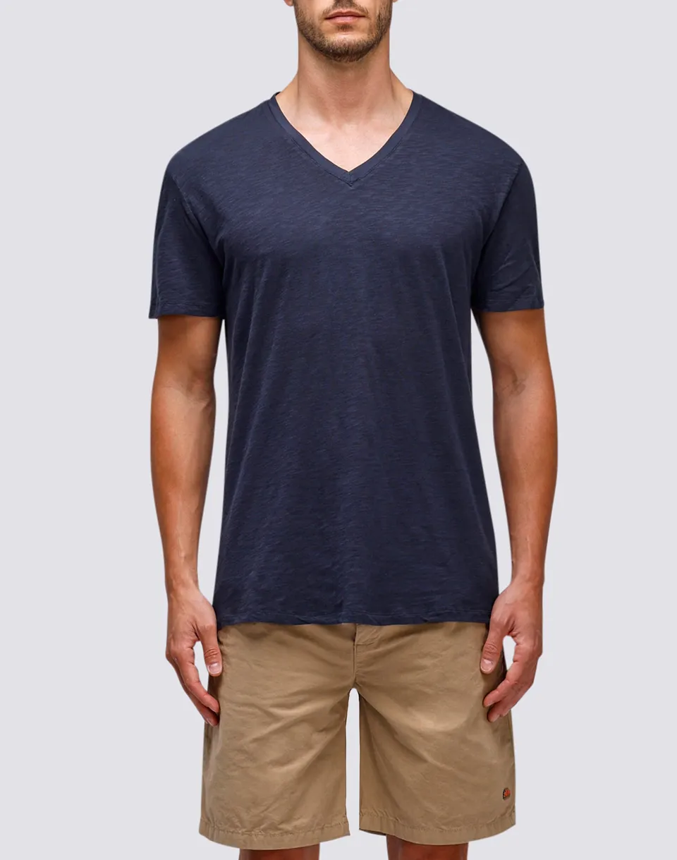 sundek-t-shirt-tinto-capo-uomo-scollo-a-v-mezza-manica-regular image 1