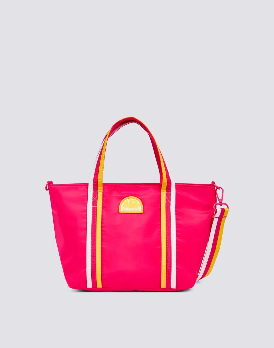 sundek-mini-borsa-mare-con-manici-arcobaleno-e-tracolla-removibile image 1