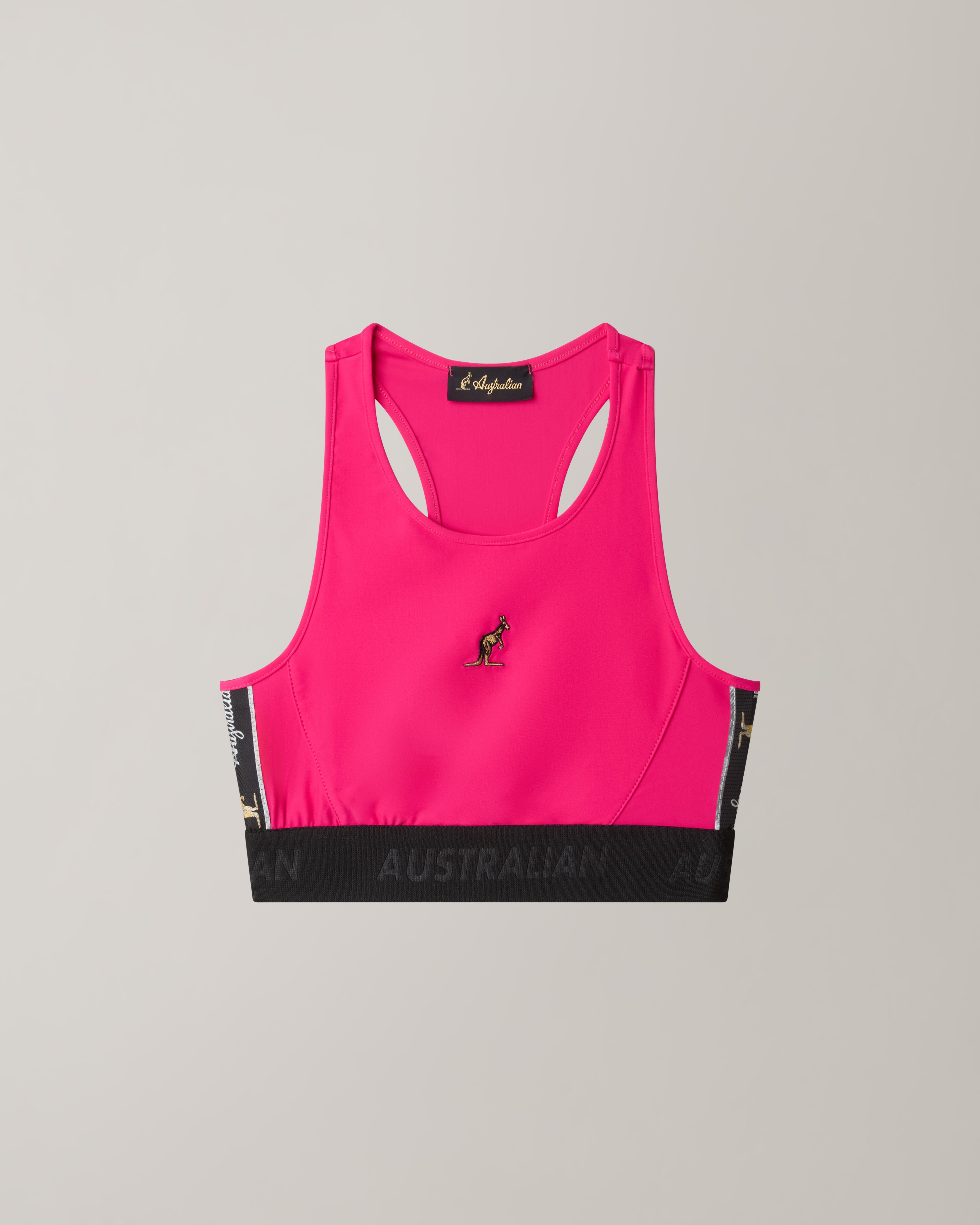 australian-black-tape-top-top-sportivo-fuxia-elasticizzato image 5
