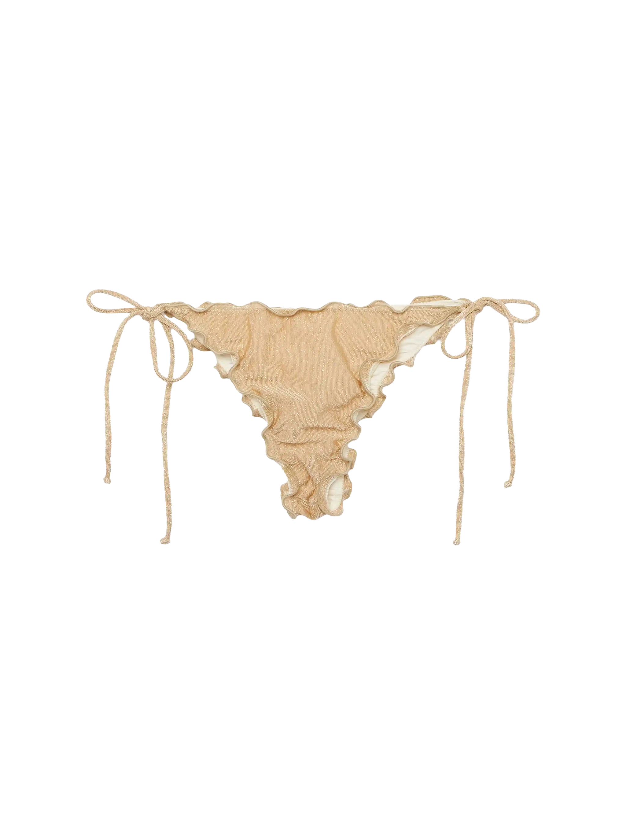 slip-mare-mc2-saint-barth-miami-in-lurex-oro-con-taglio-sgambato image 1