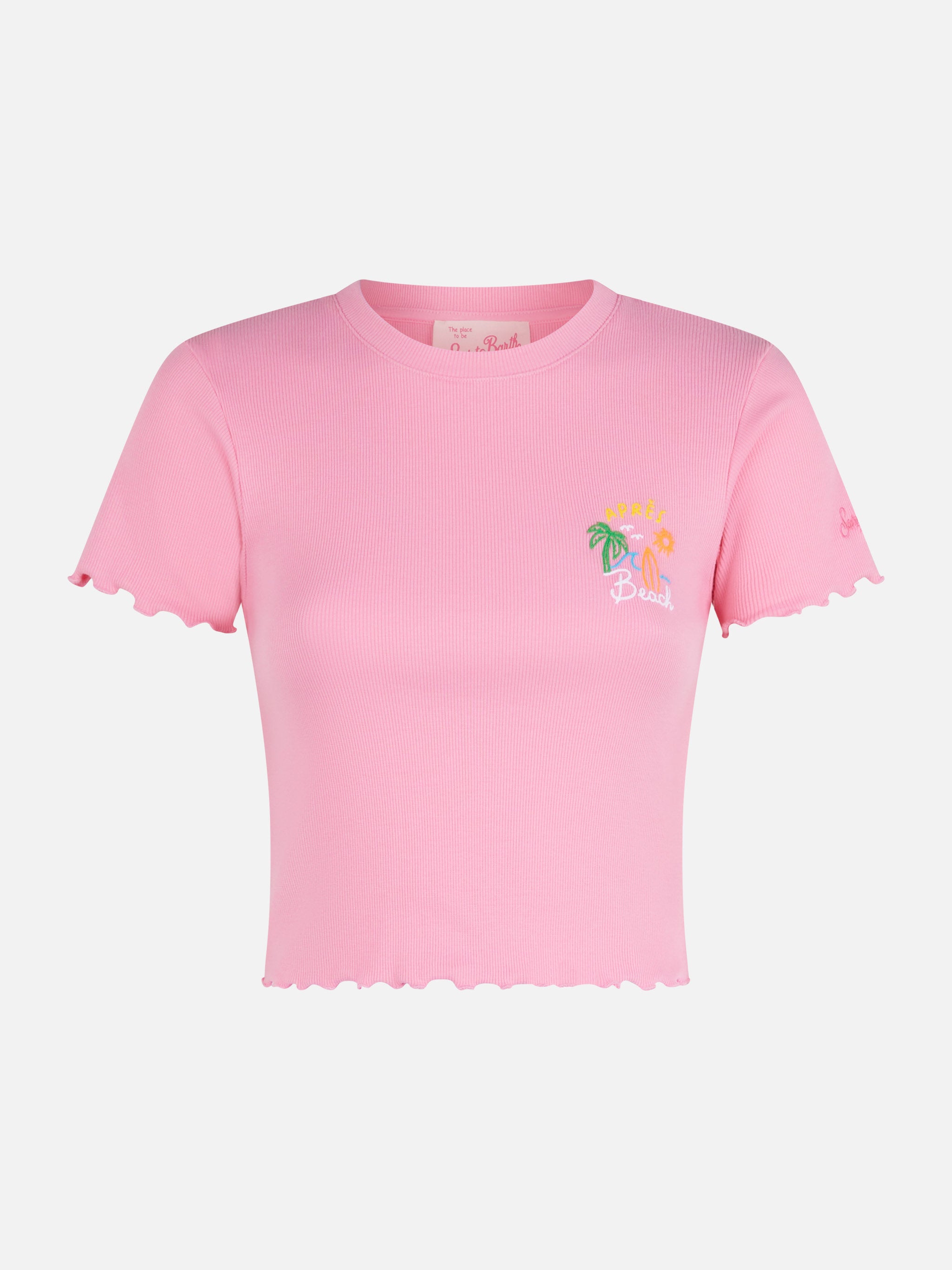 mc2-saint-barth-t-shirt-serena-in-cotone-a-coste-con-ricamo-apr-s-beach-mod-sere image 5
