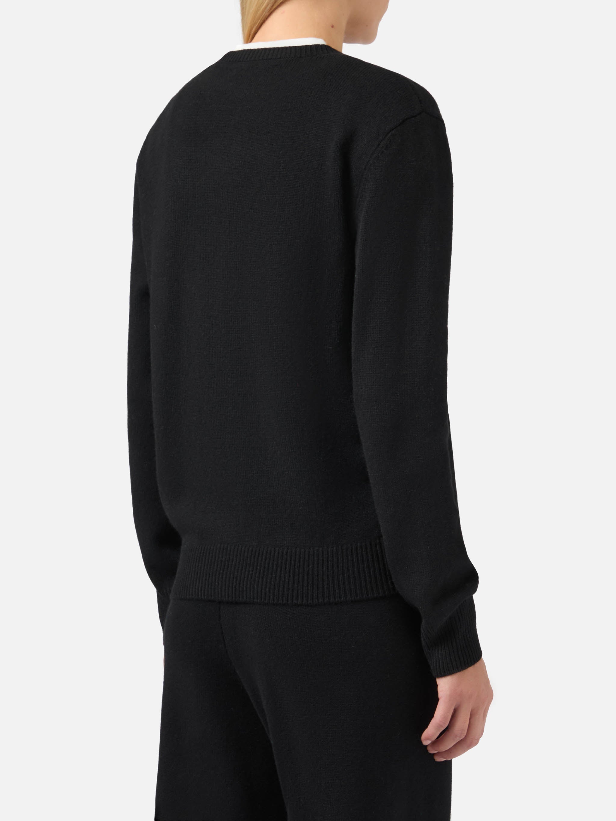 mc2-saint-barth-new-queen-maglione-misto-cashmere-nero-bollicine-please image 3