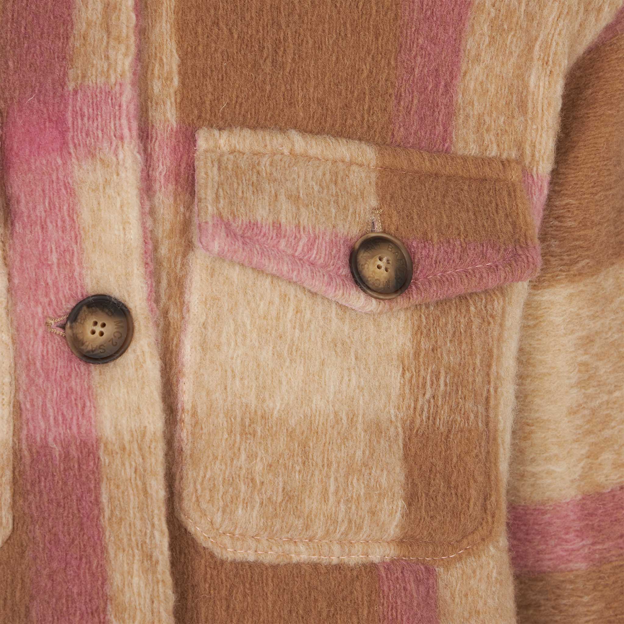 mc2-saint-barth-sikelia-sovracamicia-bambina-tartan-bianca-frange-oversize image 3